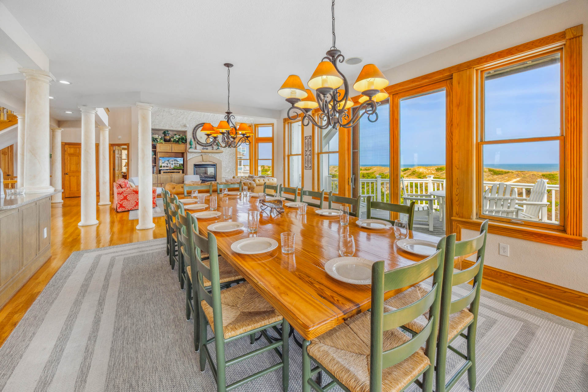 Surf Or Sound Realty 333 Bramasole Dining Area 3