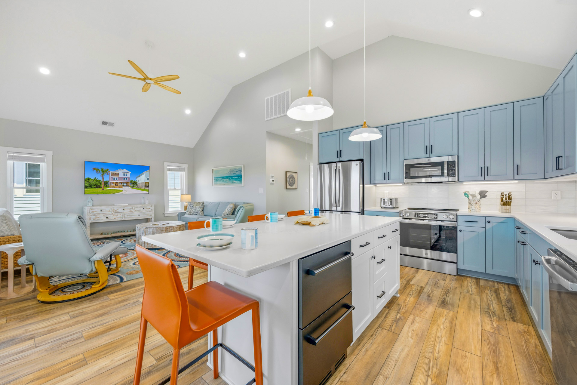 Surf Or Sound Realty 1234 Turtle Watch Kitchen 1
