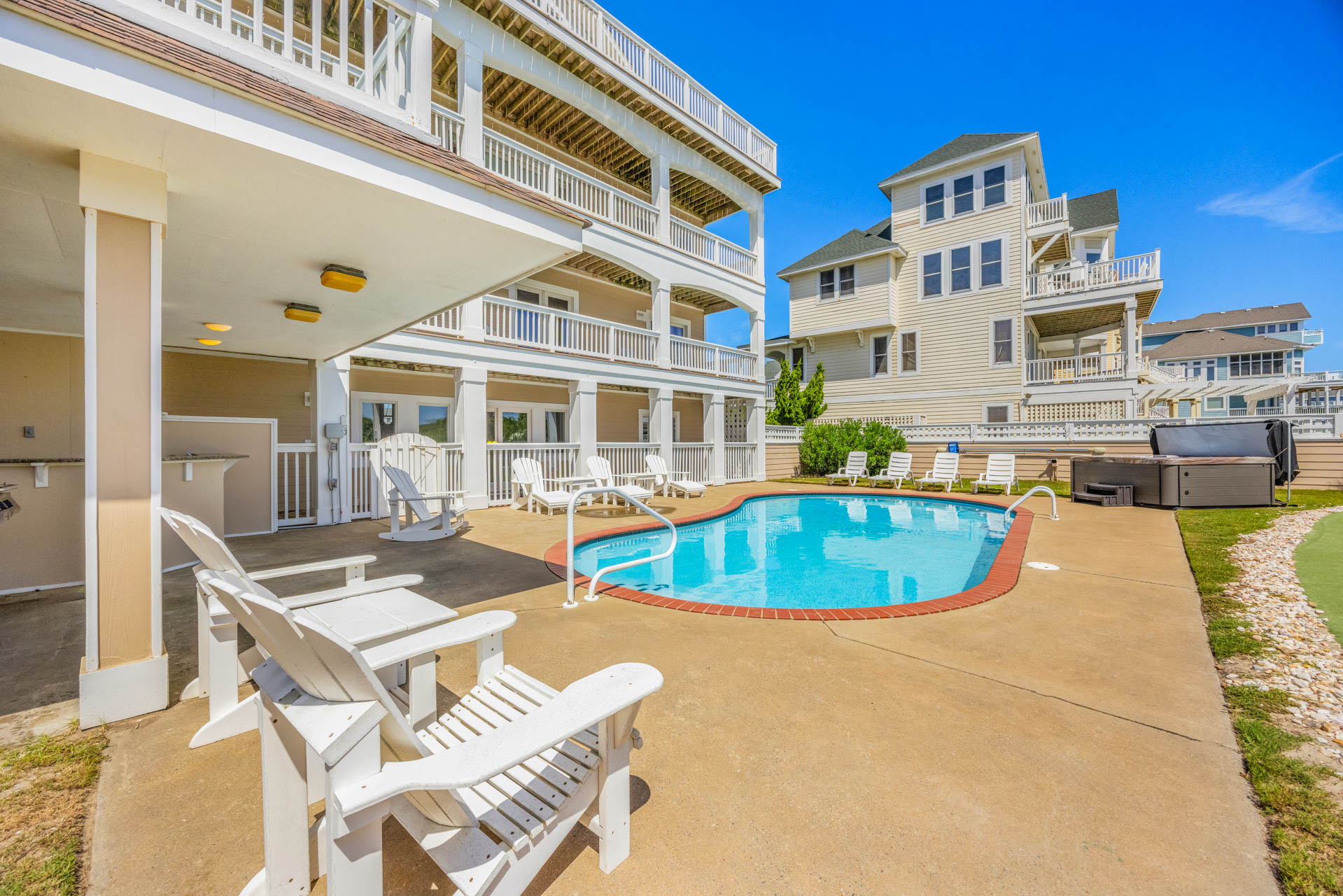 Surf Or Sound Realty 1074 Pura Vida Pool Area 2