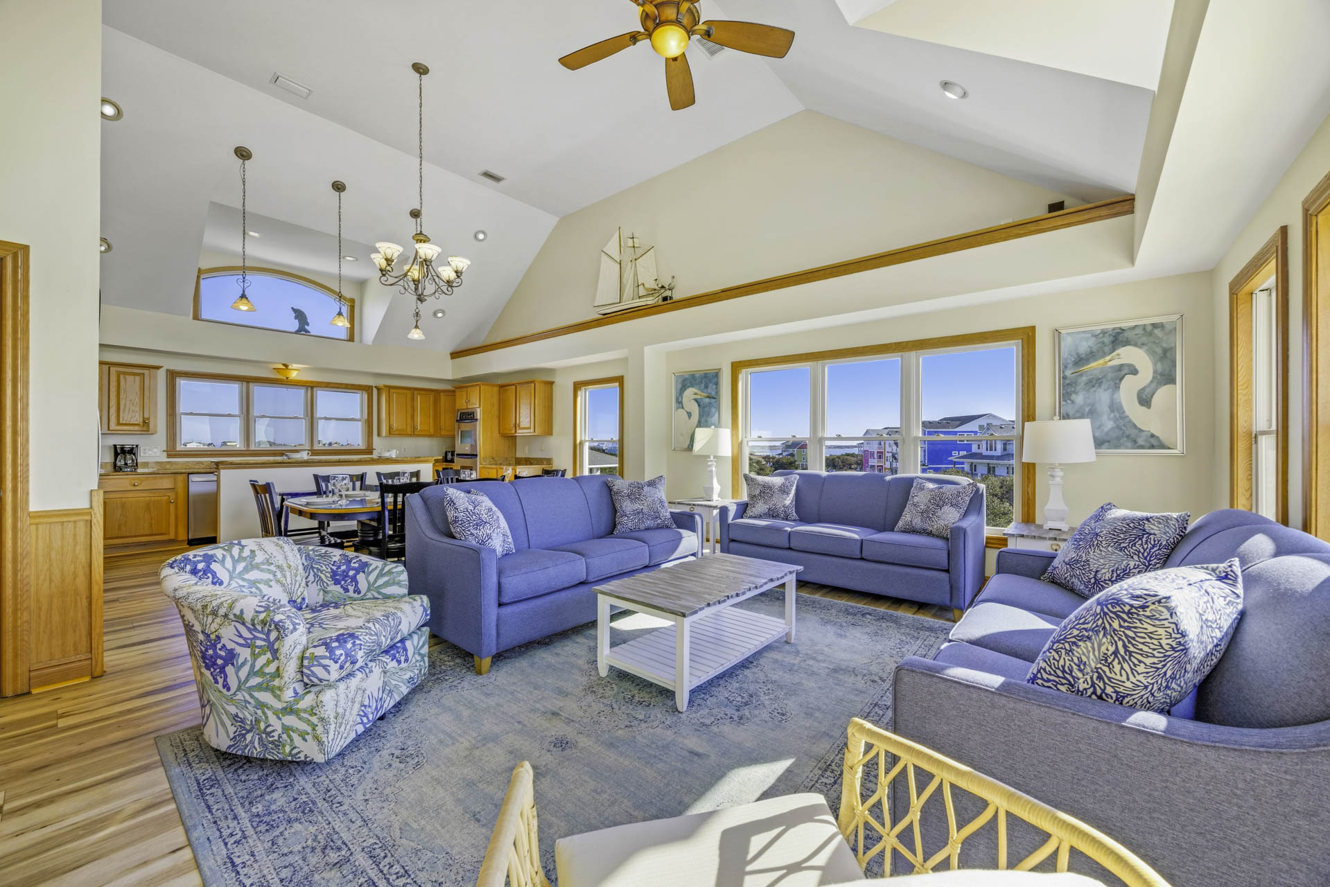 Surf Or Sound Realty 973 Bay Breeze Great Room 4