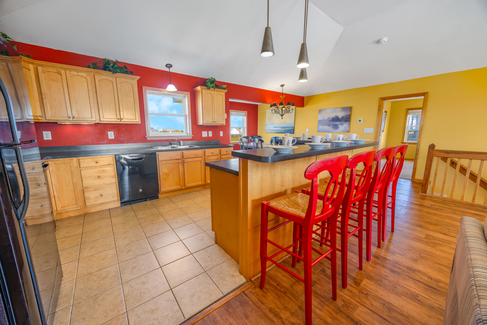Surf Or Sound Realty 727 Knights In Salvo Kitchen 2