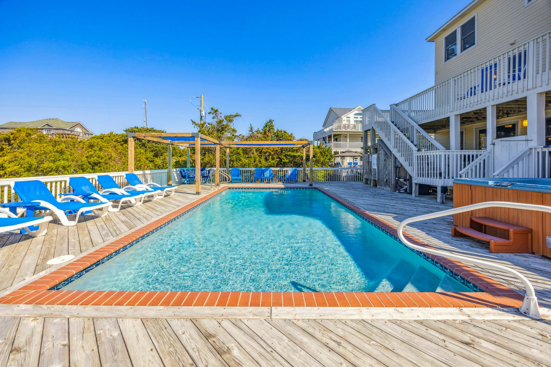 Surf Or Sound Realty 262 Endless Summer Pool Area 2