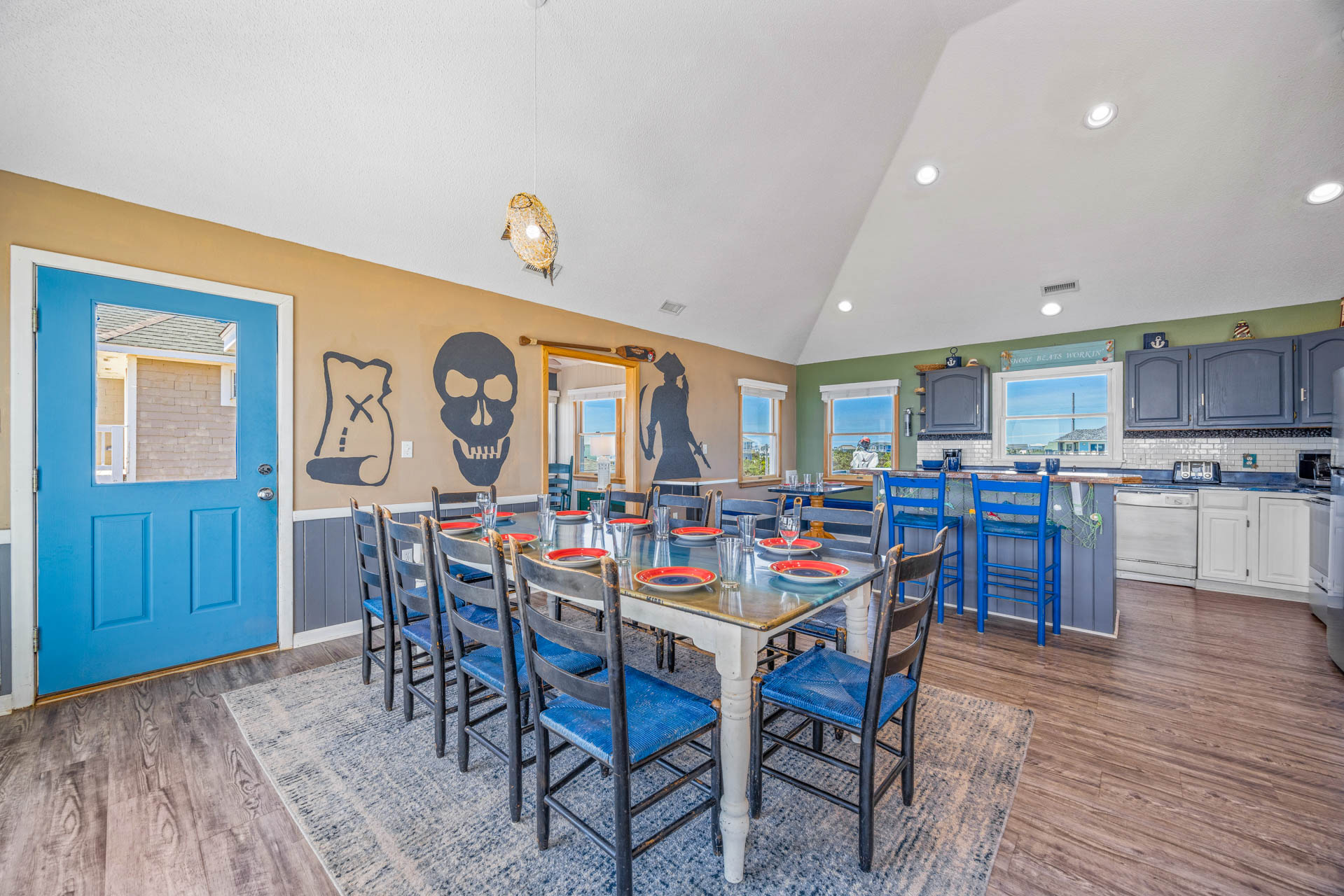 Surf Or Sound Realty 1111 Beachfront Pirates Dining Area 1