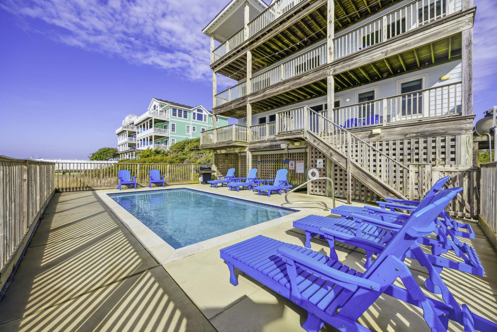 Surf Or Sound Realty 962 Blown Away Pool Area 2