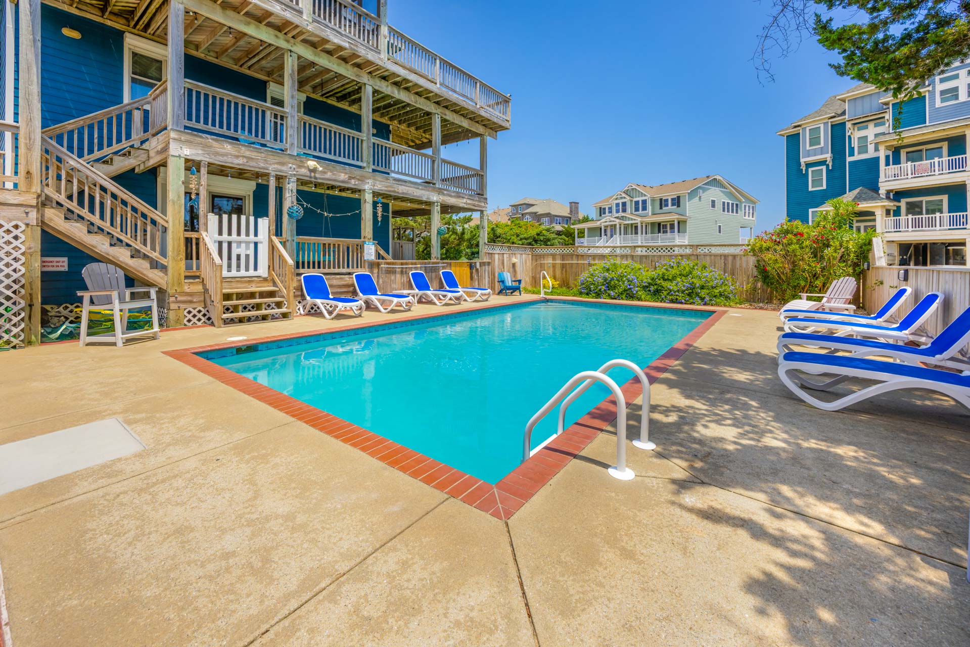 Surf Or Sound Realty 303 Casa Azul Pool Area 4