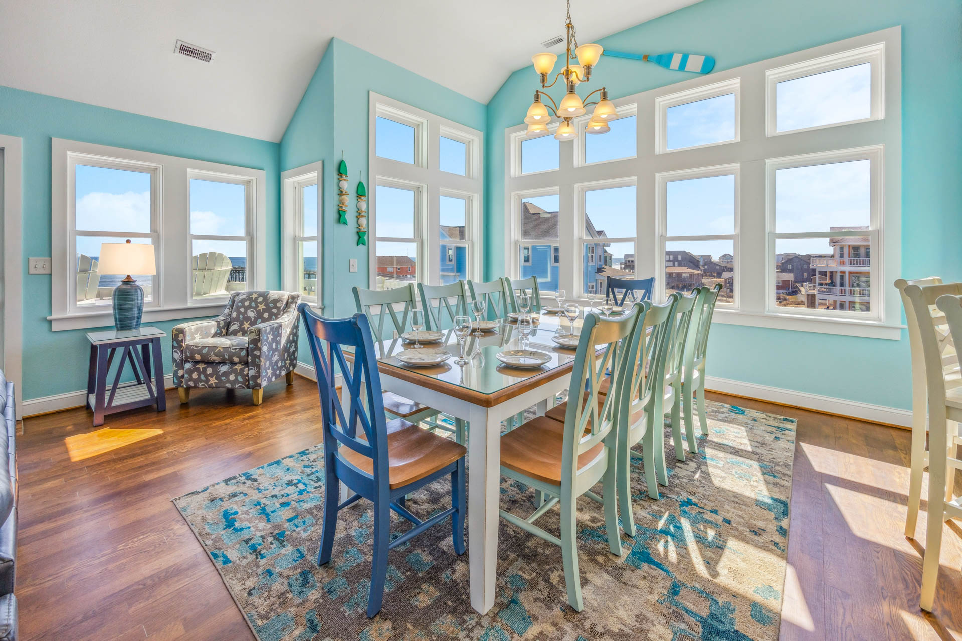 Surf Or Sound Realty 867 Caribbean Paradise Dining Area 1