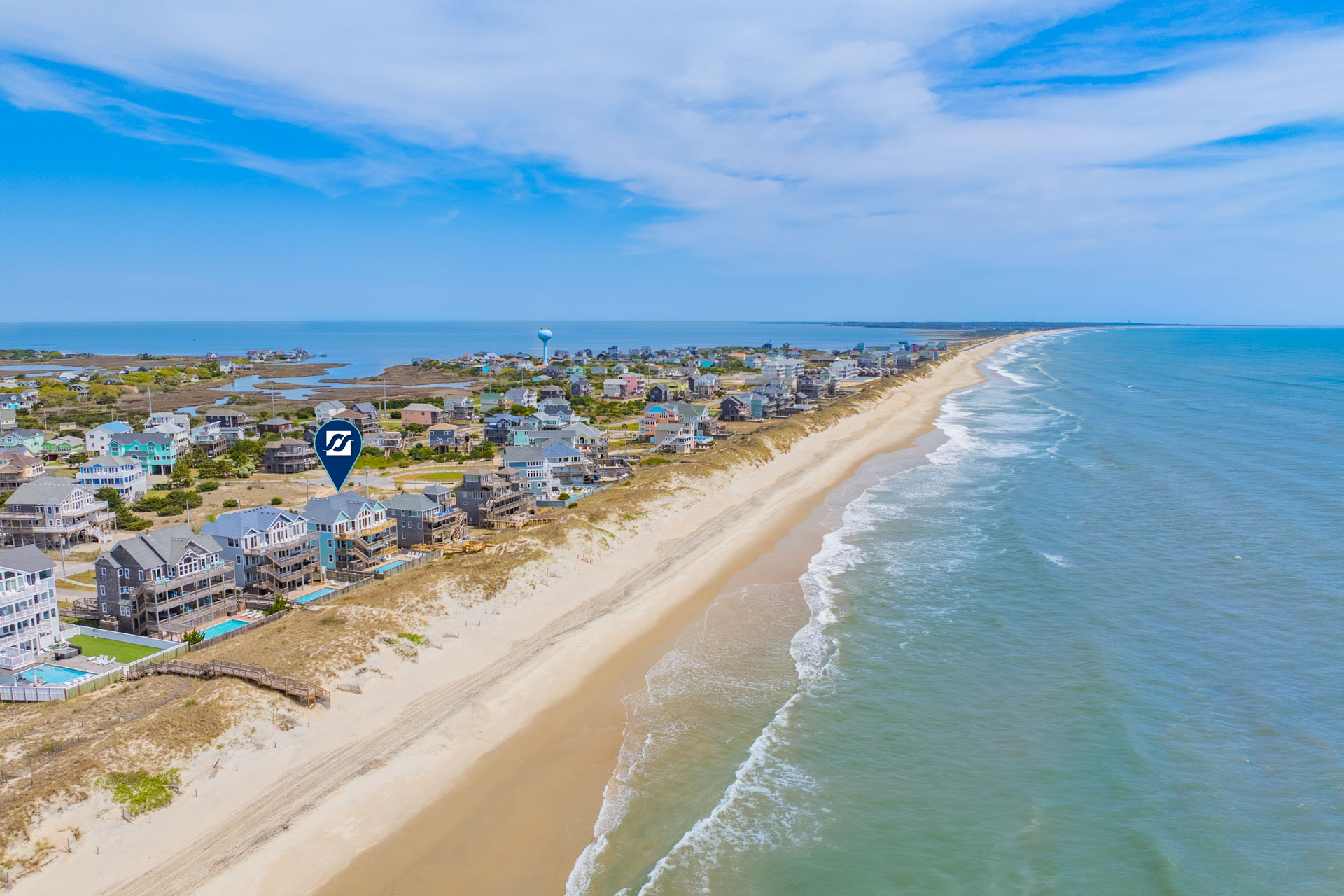 Surf Or Sound Realty 1145 Walkin On Sunshine Hatteras Exterior 3 Pin