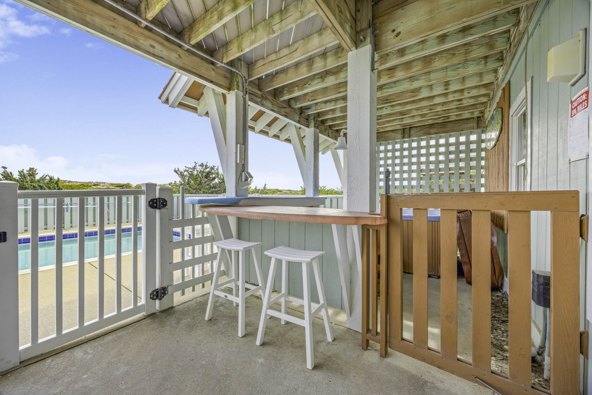 Surf Or Sound Realty 829 The HI Life Pool Area 1