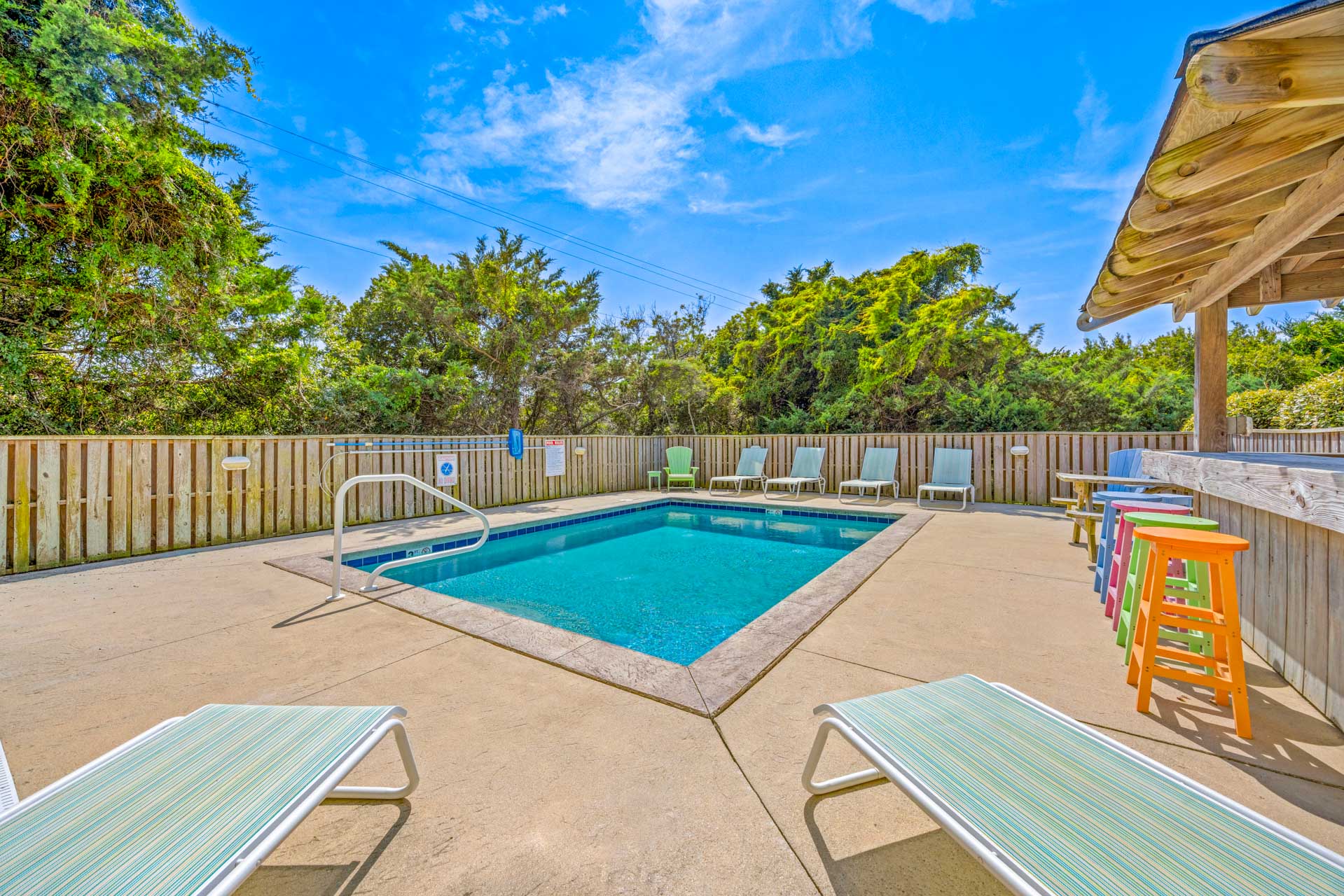 Surf Or Sound Realty 734 Hi View Pool Area 4