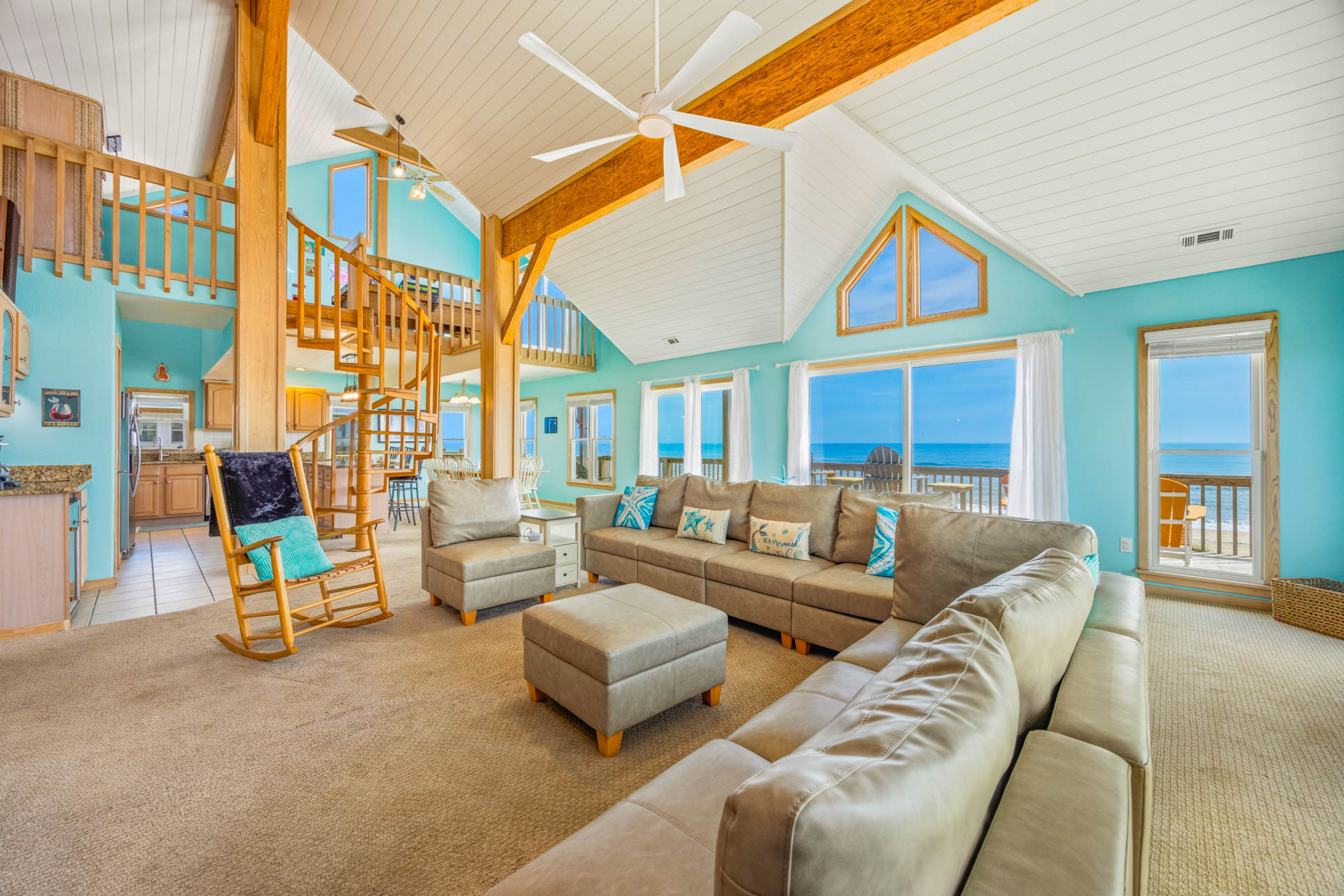Surf Or Sound Realty 1246 Star Kissed Great Room 2