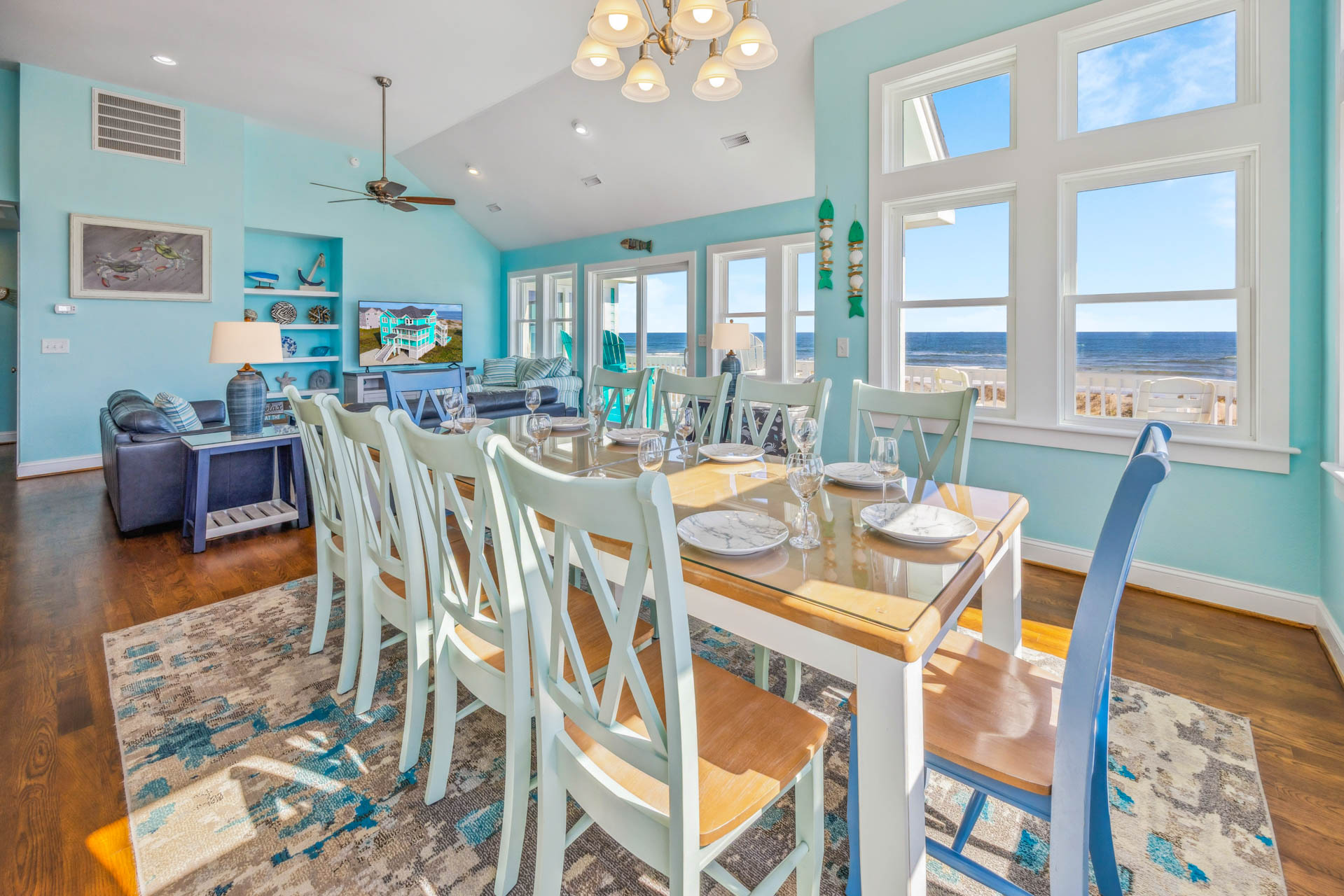 Surf Or Sound Realty 867 Caribbean Paradise Dining Area 4