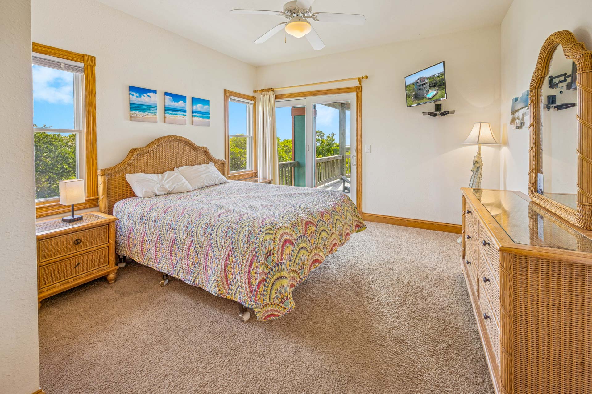 Surf Or Sound Realty 1032 Sparrow's Treehouse Bedroom 3 1