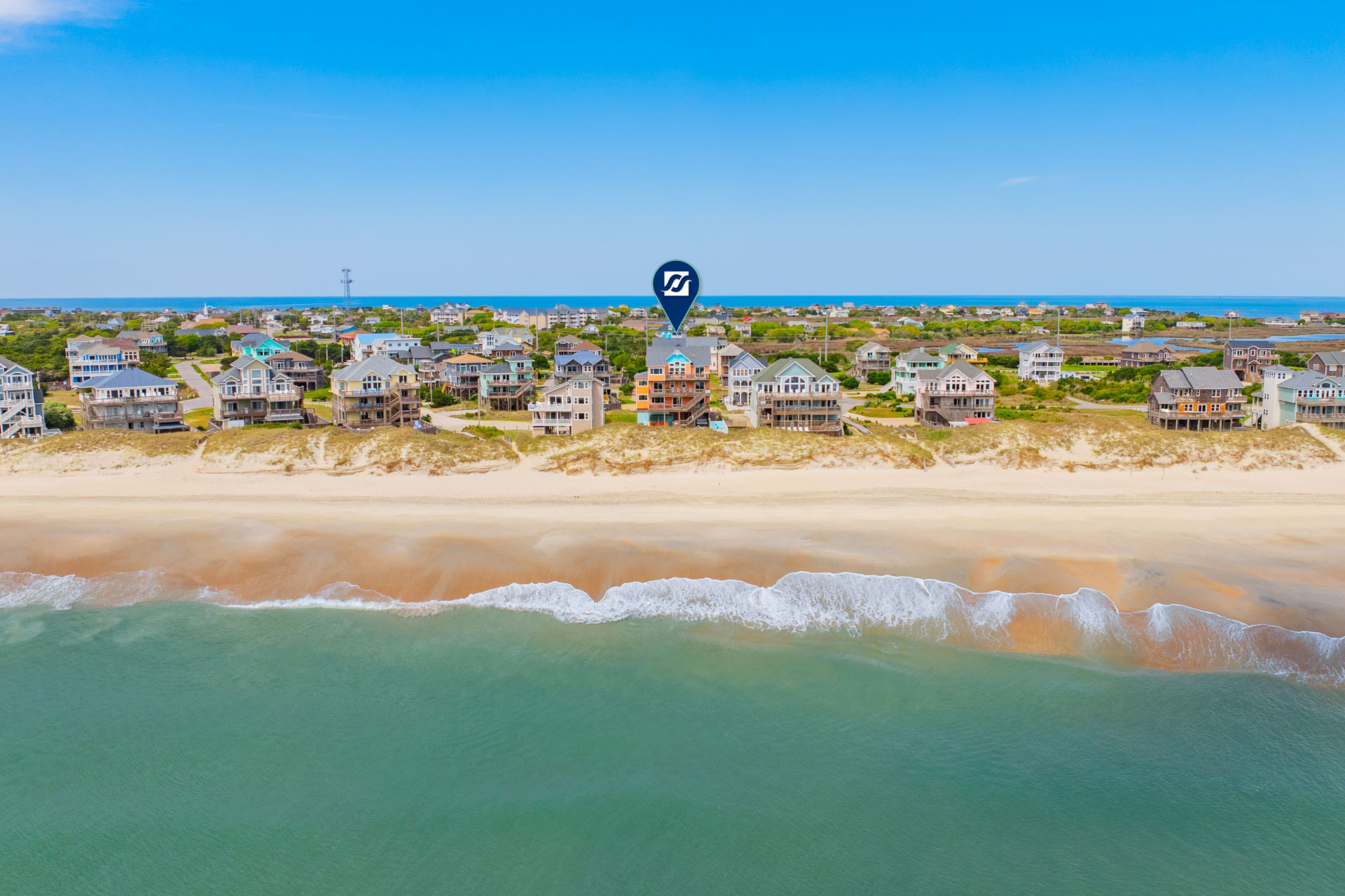 Surf Or Sound Realty 957 Coral Breeze Exterior 4 Pin