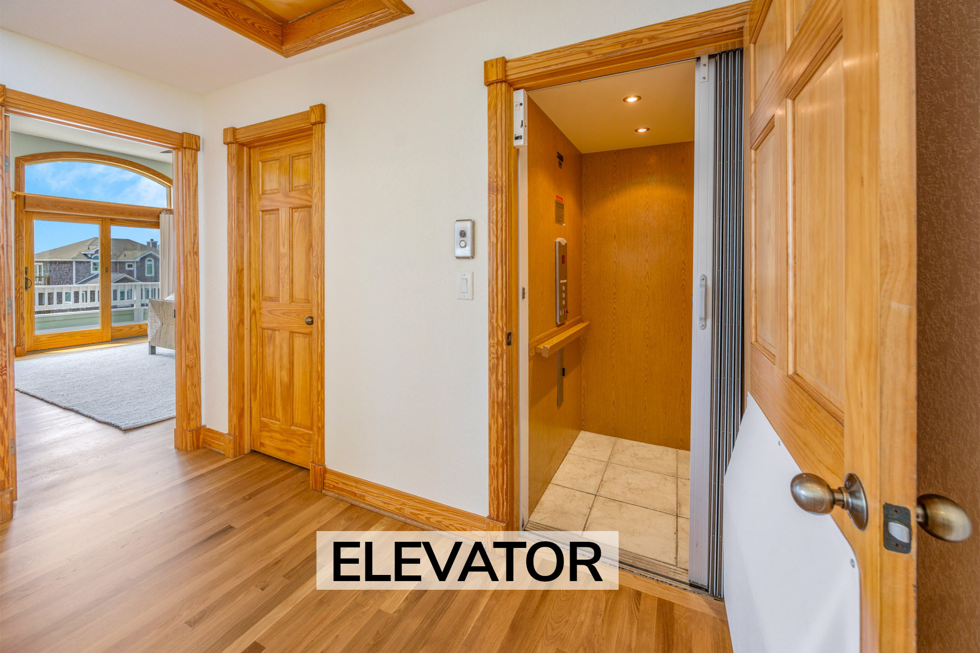 Surf Or Sound Realty 1067 Carolina Bliss Elevator Label
