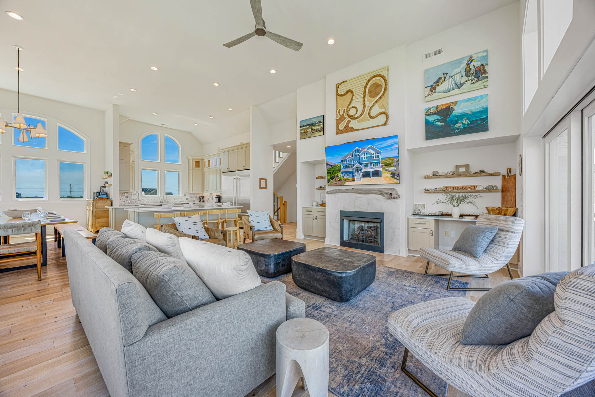 Surf Or Sound Realty 652 Castlemere Great Room 5