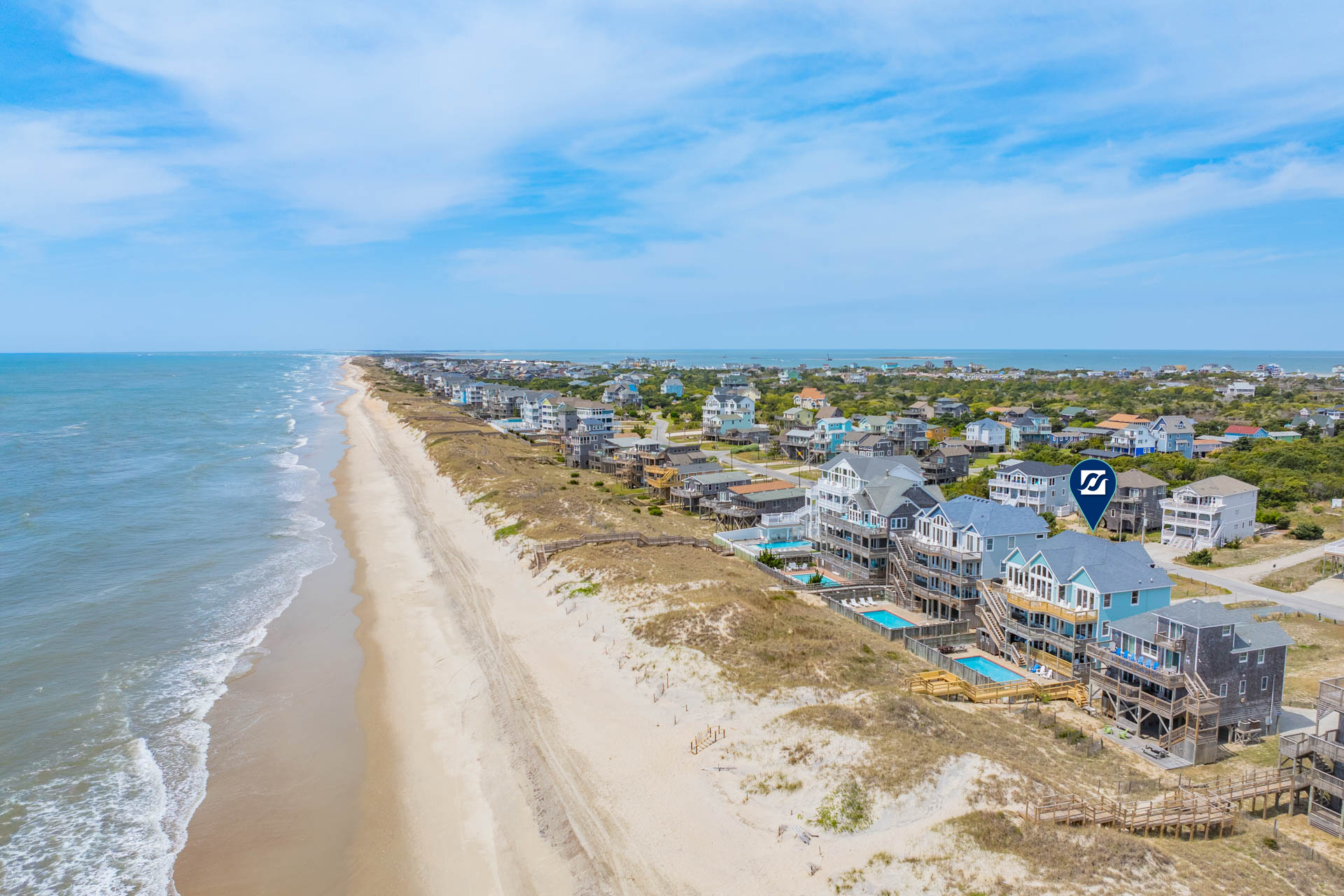 Surf Or Sound Realty 1145 Walkin On Sunshine Hatteras Exterior 1 Pin