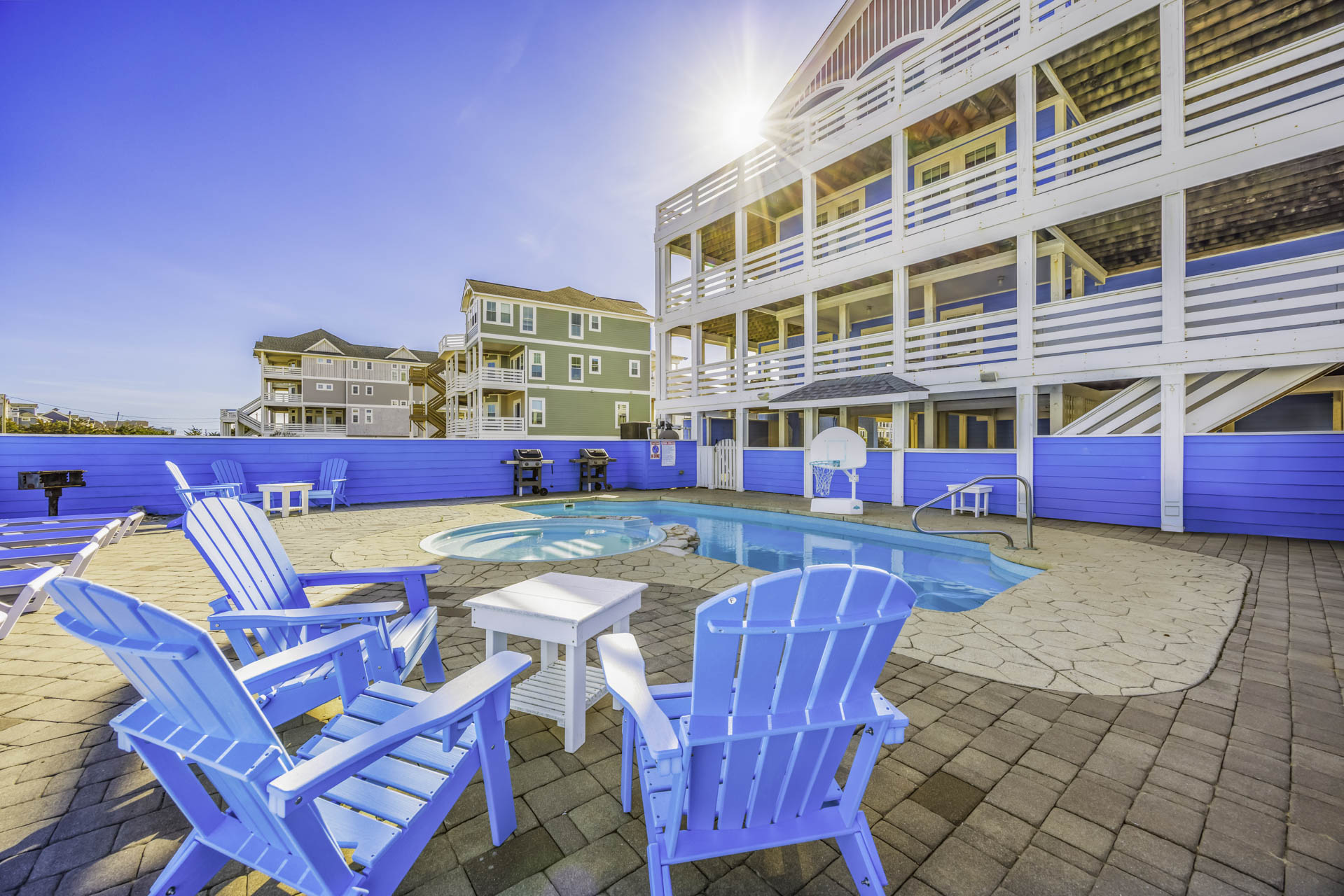 Surf Or Sound Realty 564 High Seas Pool Area 4