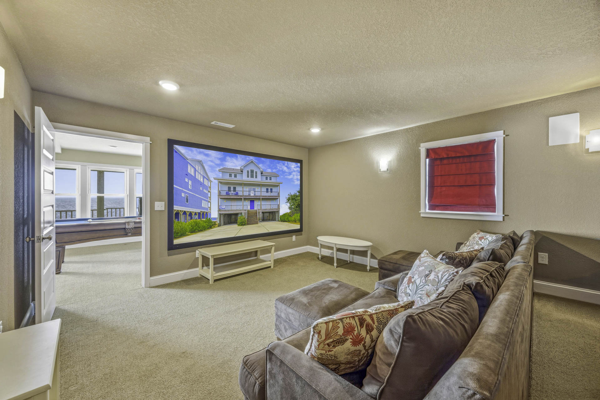 Surf Or Sound Realty 962 Blown Away Theater Room 2