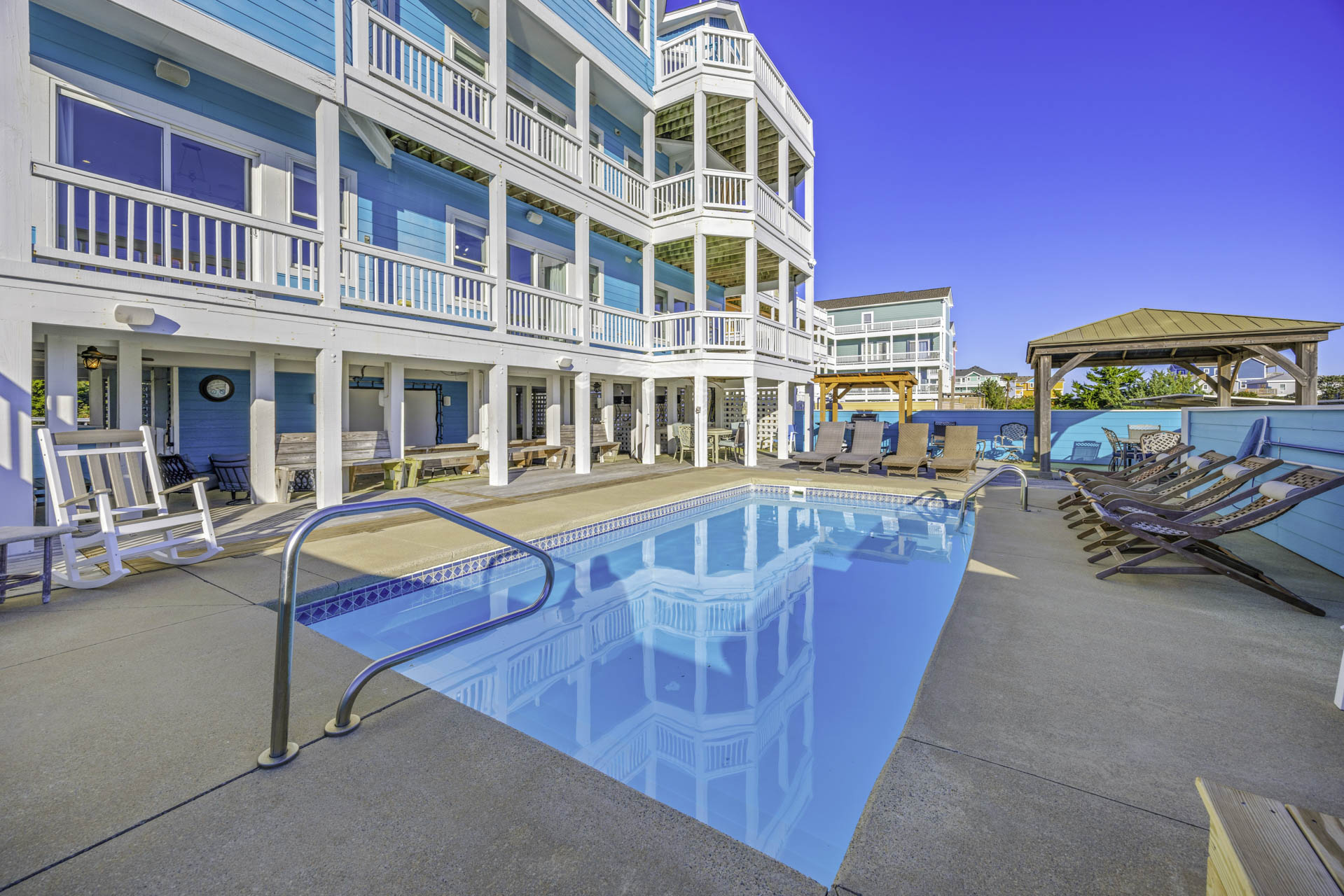 Surf Or Sound Realty 534 Peaceful Retreat Pool Area 5