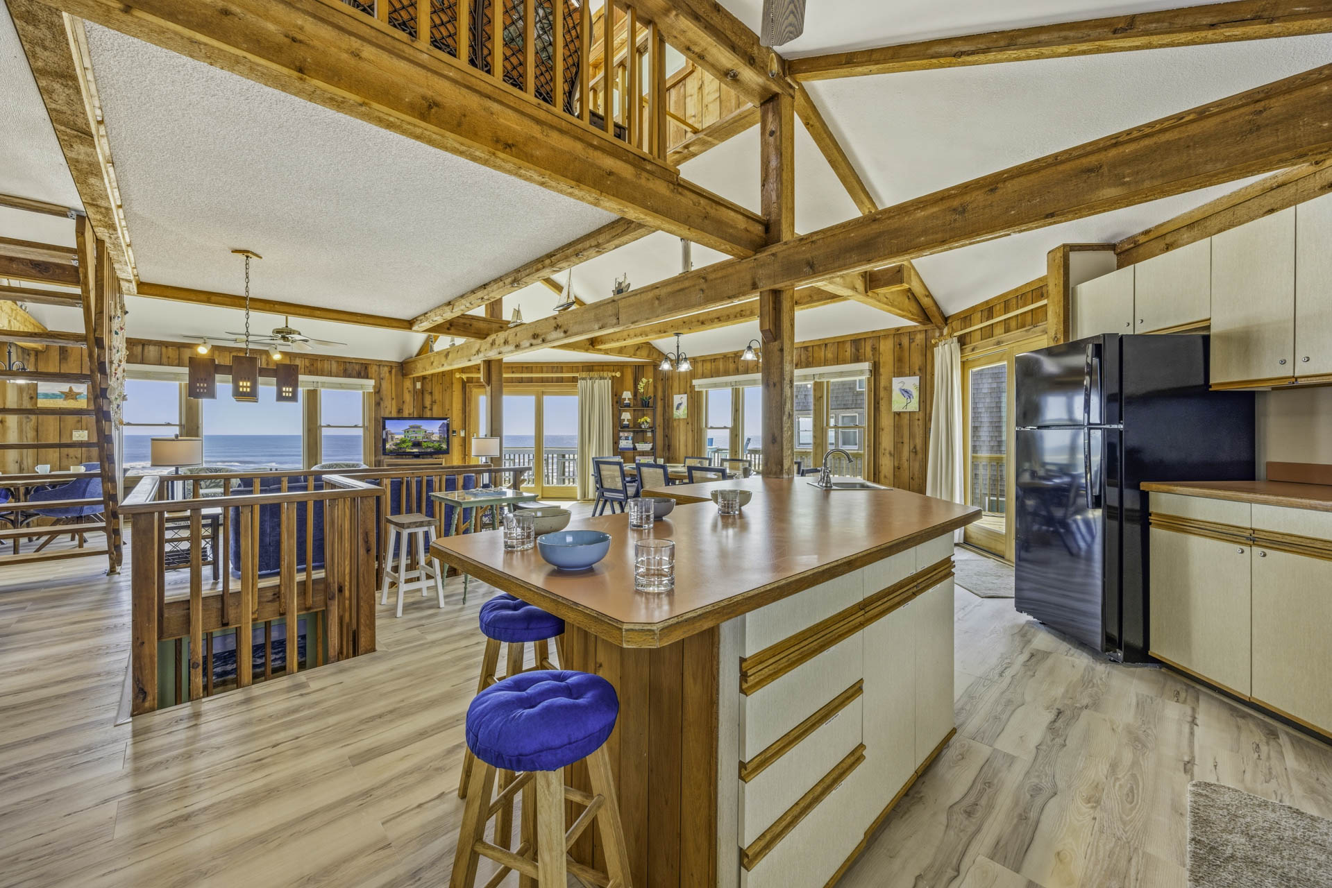 Surf Or Sound Realty 1222 Beachfront Bliss Kitchen 3