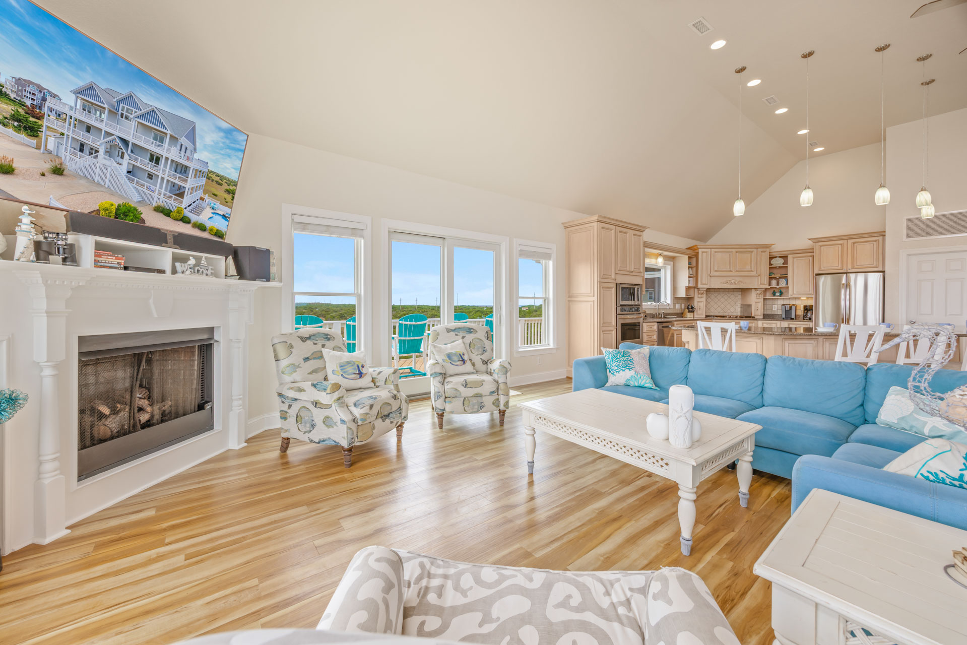 Surf Or Sound Realty 840 Lucky Oyster Great Room 3