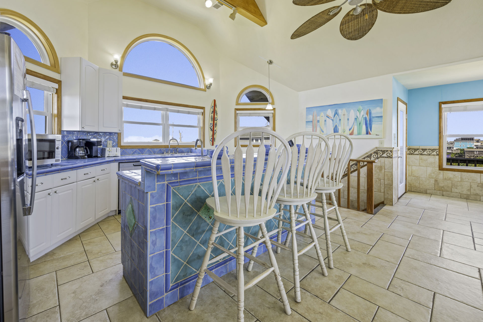 Surf Or Sound Realty 1228 Wave Breaker Kitchen 3