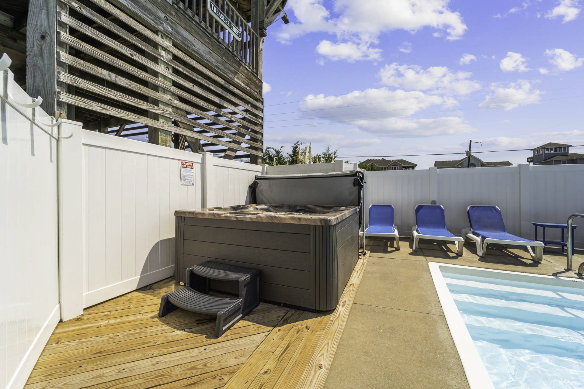 Surf Or Sound Realty 1243 September Breeze Hot Tub 1