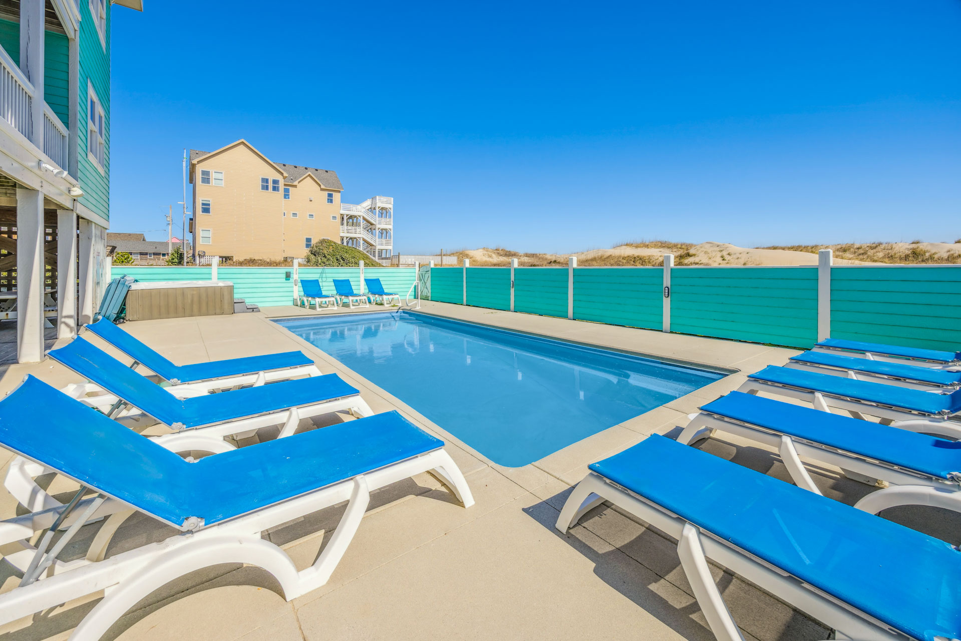 Surf Or Sound Realty 867 Caribbean Paradise Pool Area 3
