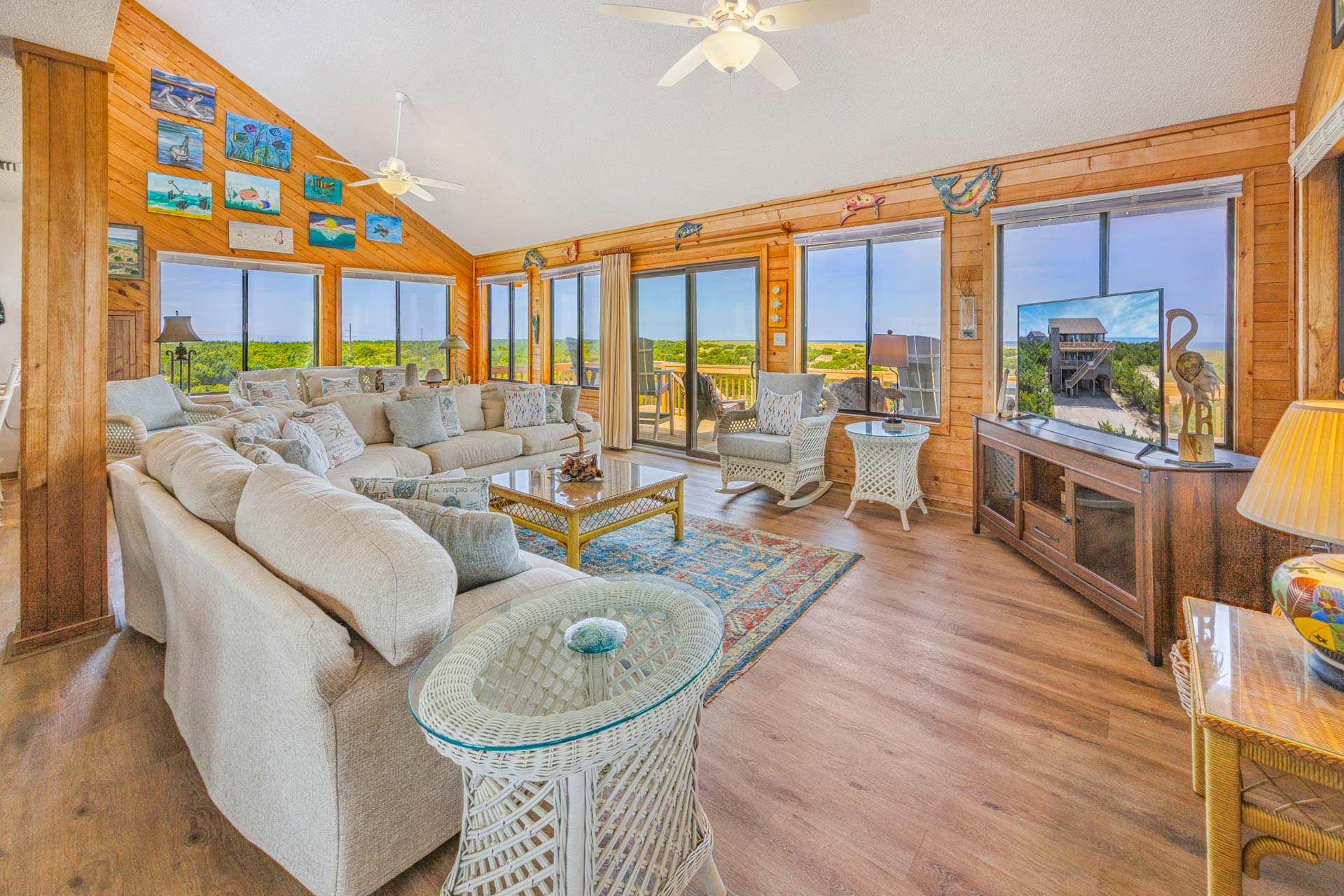 Surf Or Sound Realty 958 Second Wind Avon Great Room 4