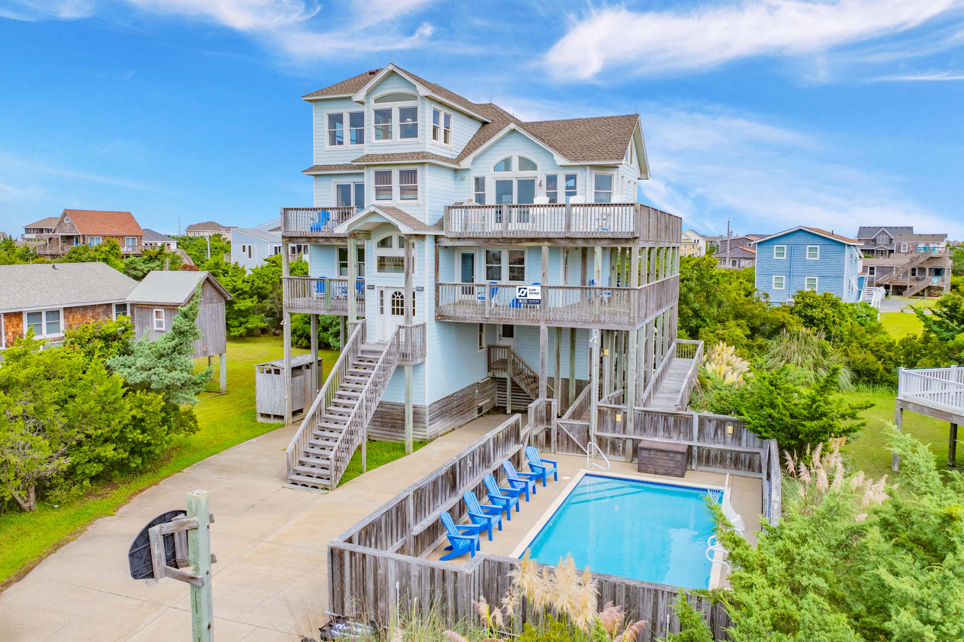 Surf Or Sound Realty 1260 Bangarang Beach House Exterior 3