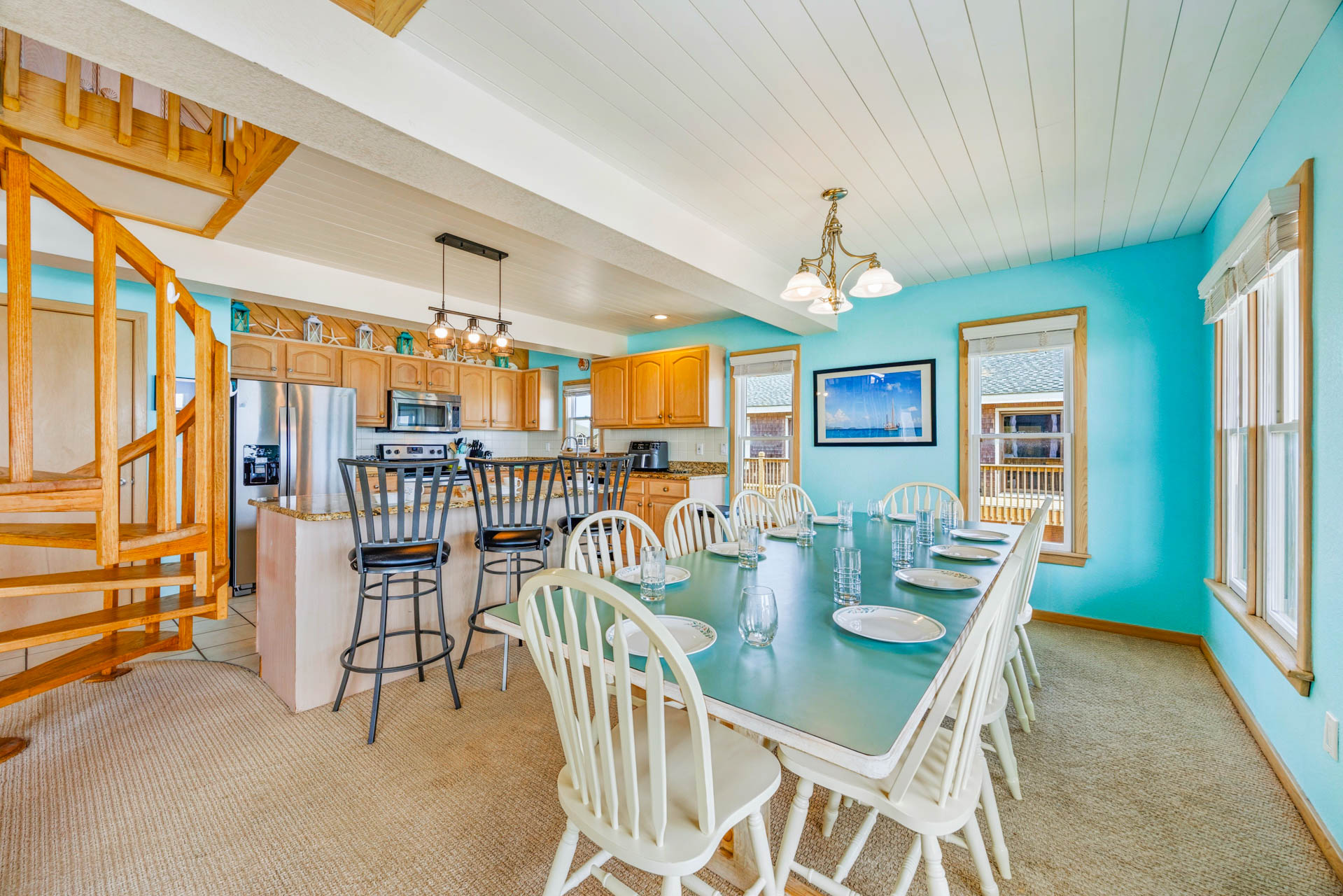 Surf Or Sound Realty 1246 Star Kissed Dining Area 1