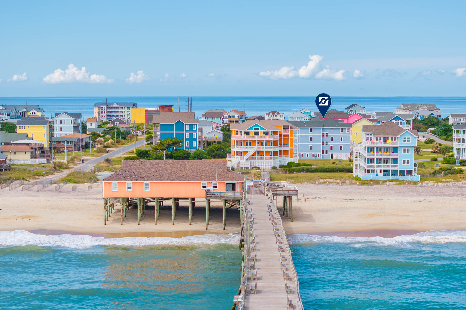 Surf Or Sound Realty 949 Caribbean Wave Exterior 10 Pin