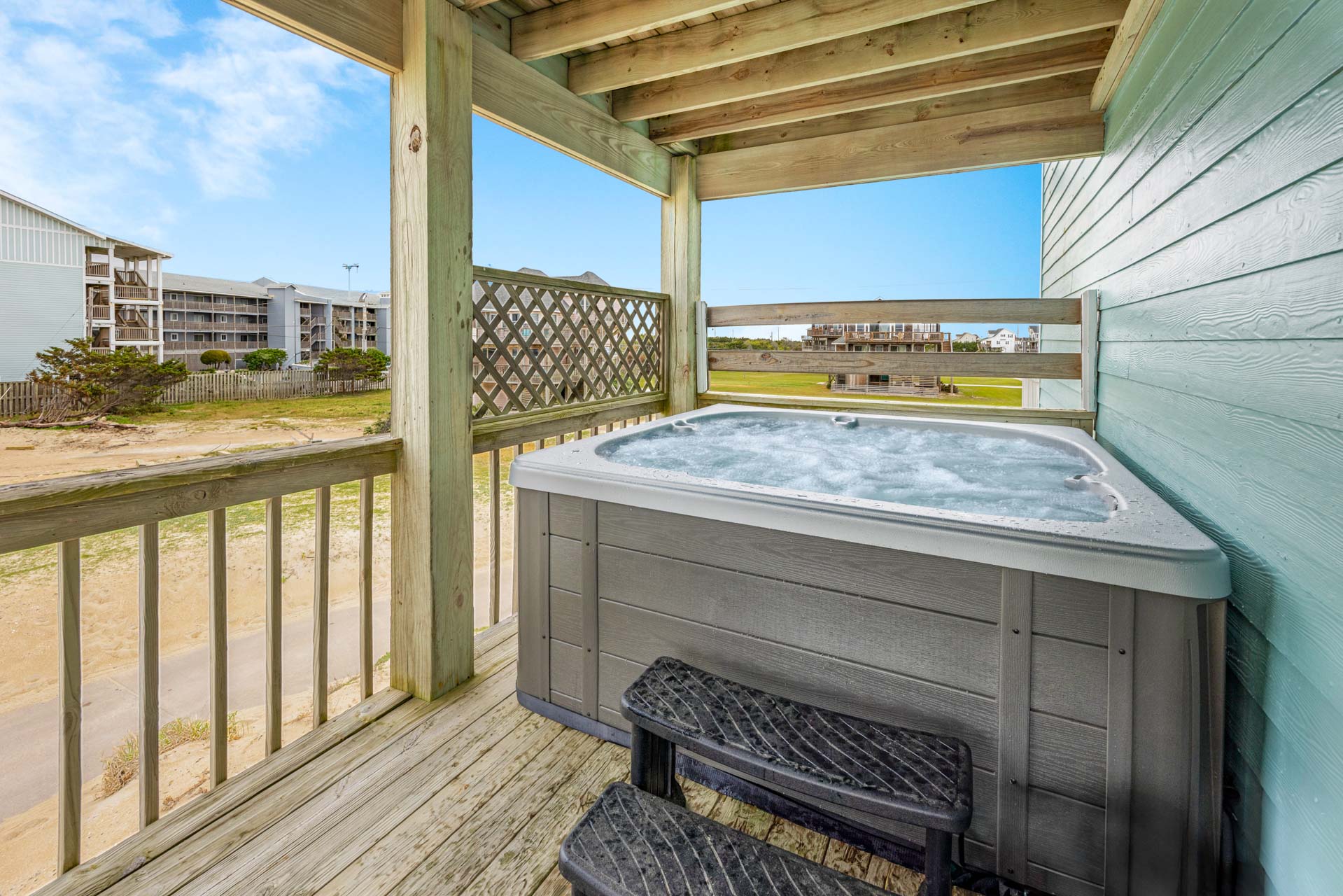 Surf Or Sound Realty 180 Perfect Peace Hot Tub