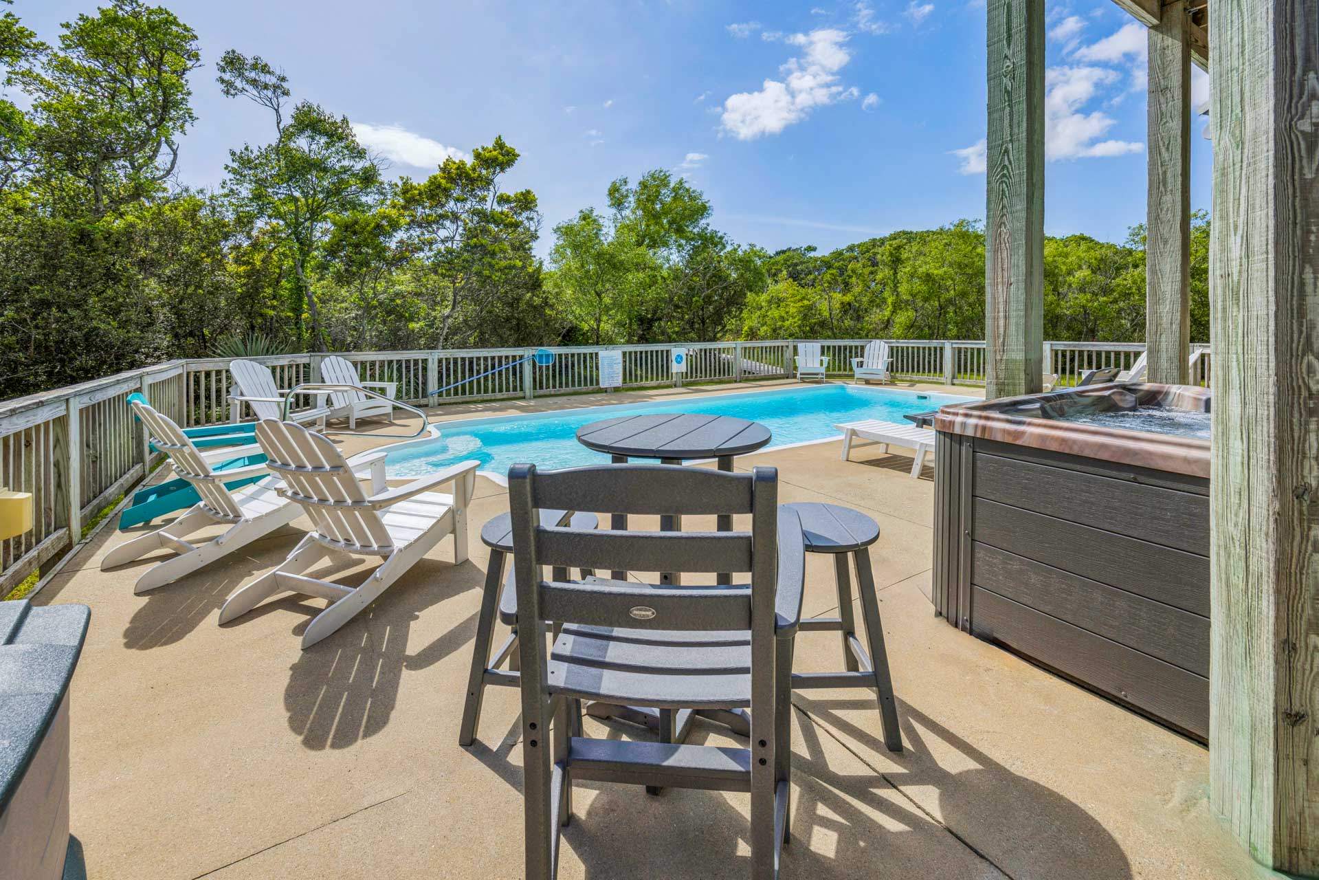 Surf Or Sound Realty 1032 Sparrow's Treehouse Pool Area 1