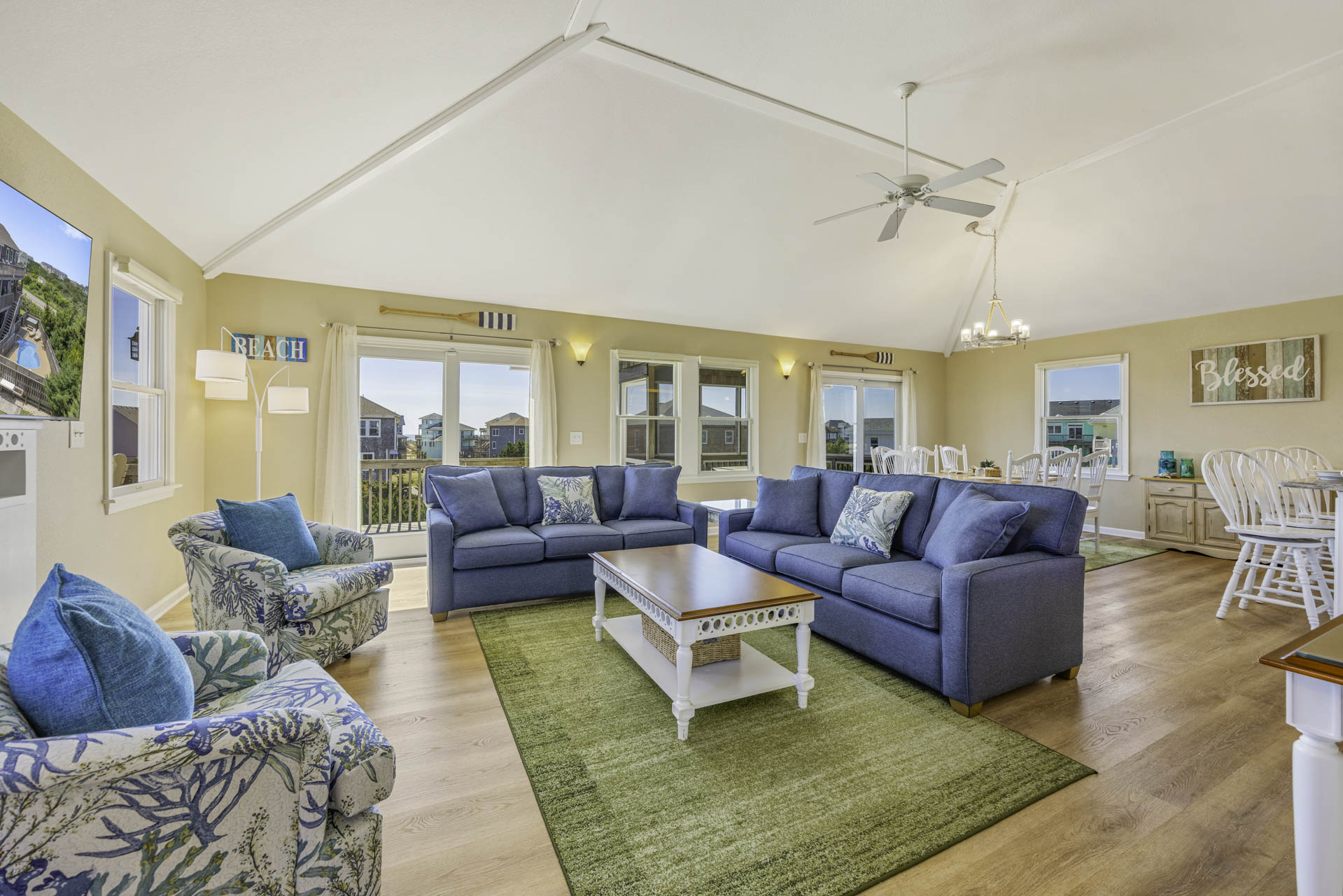 Surf Or Sound Realty 967 Sailor's Delight Great Room 1