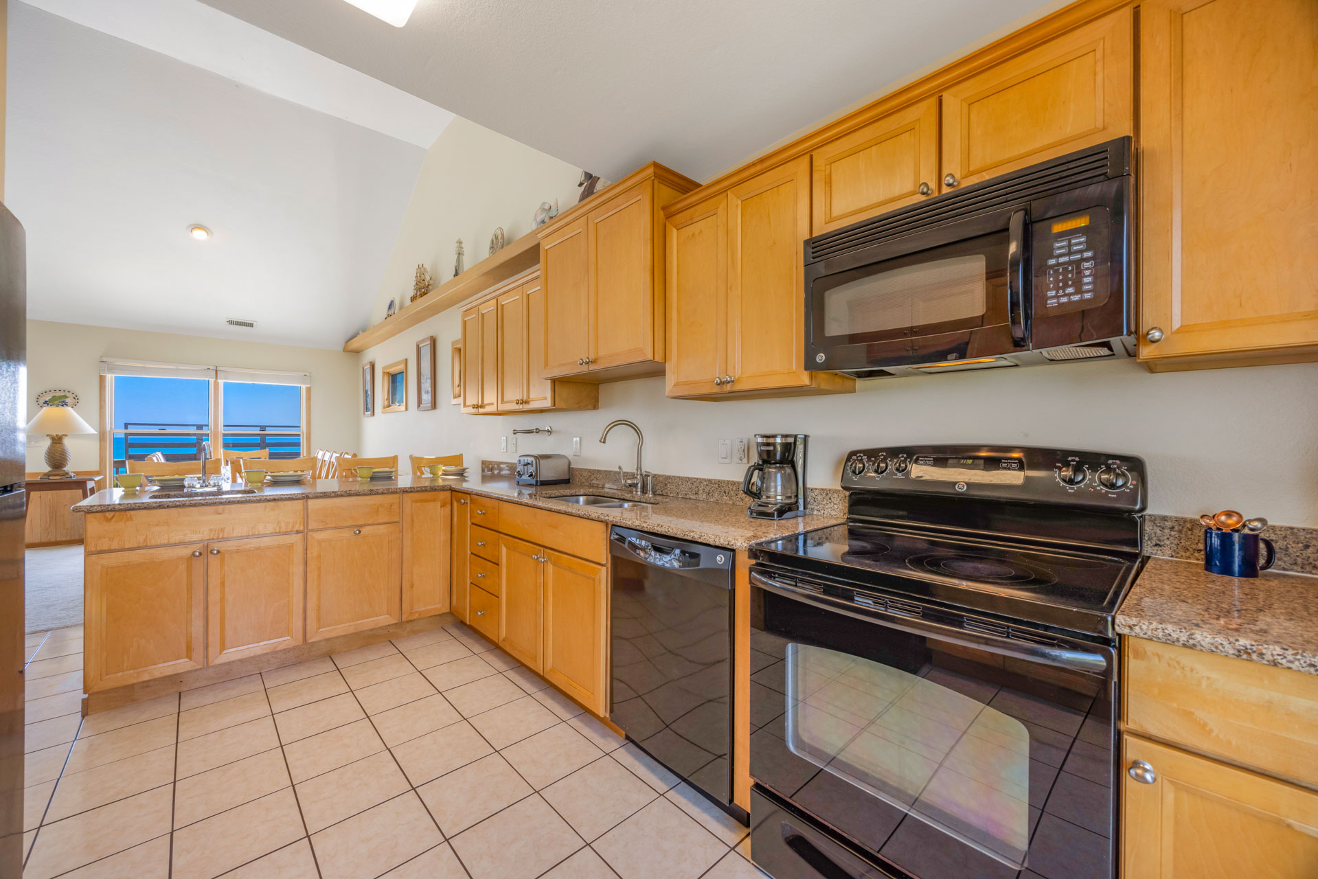 Surf Or Sound Realty 287 Surf Side Kitchen 2