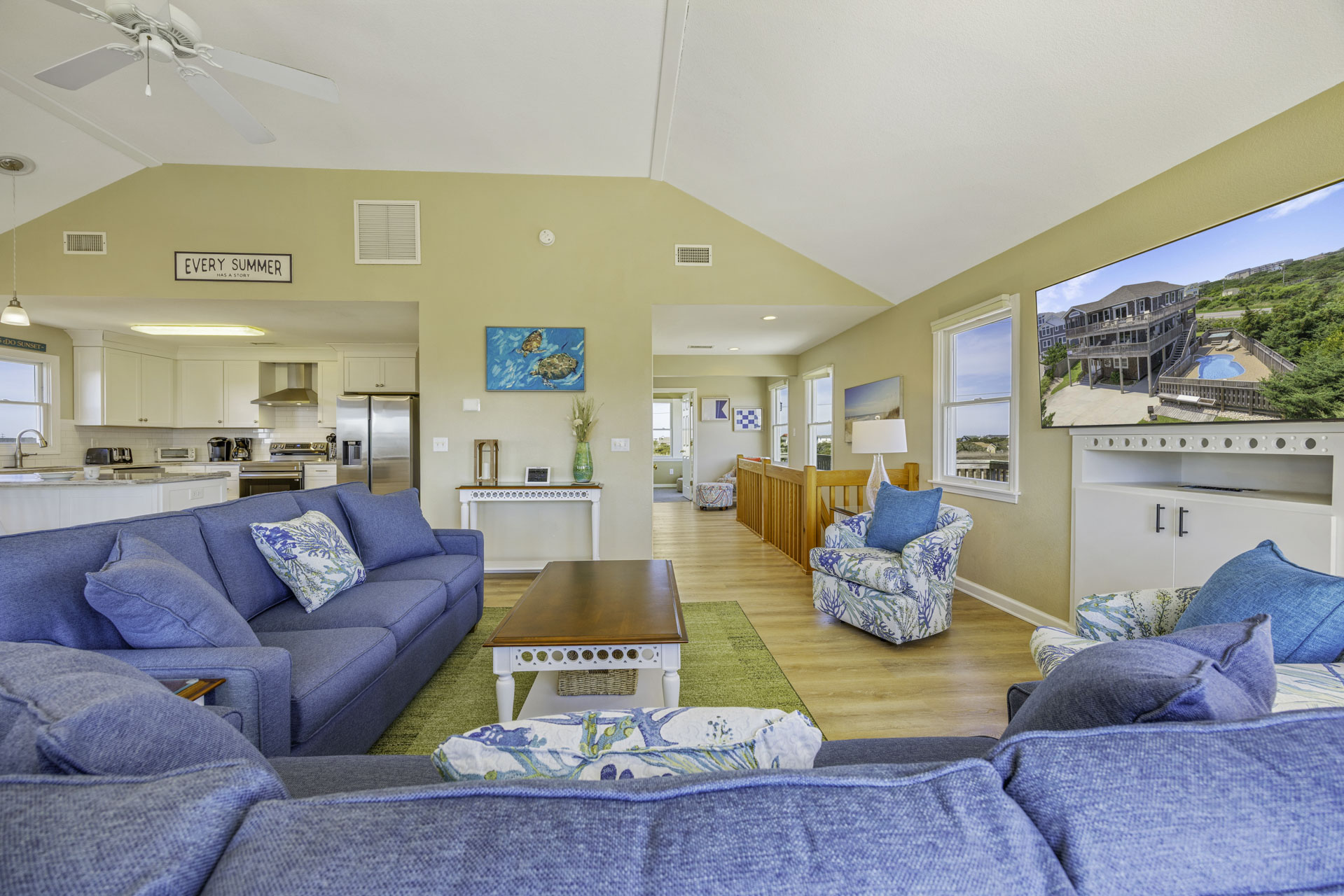 Surf Or Sound Realty 967 Sailor's Delight Great Room 6