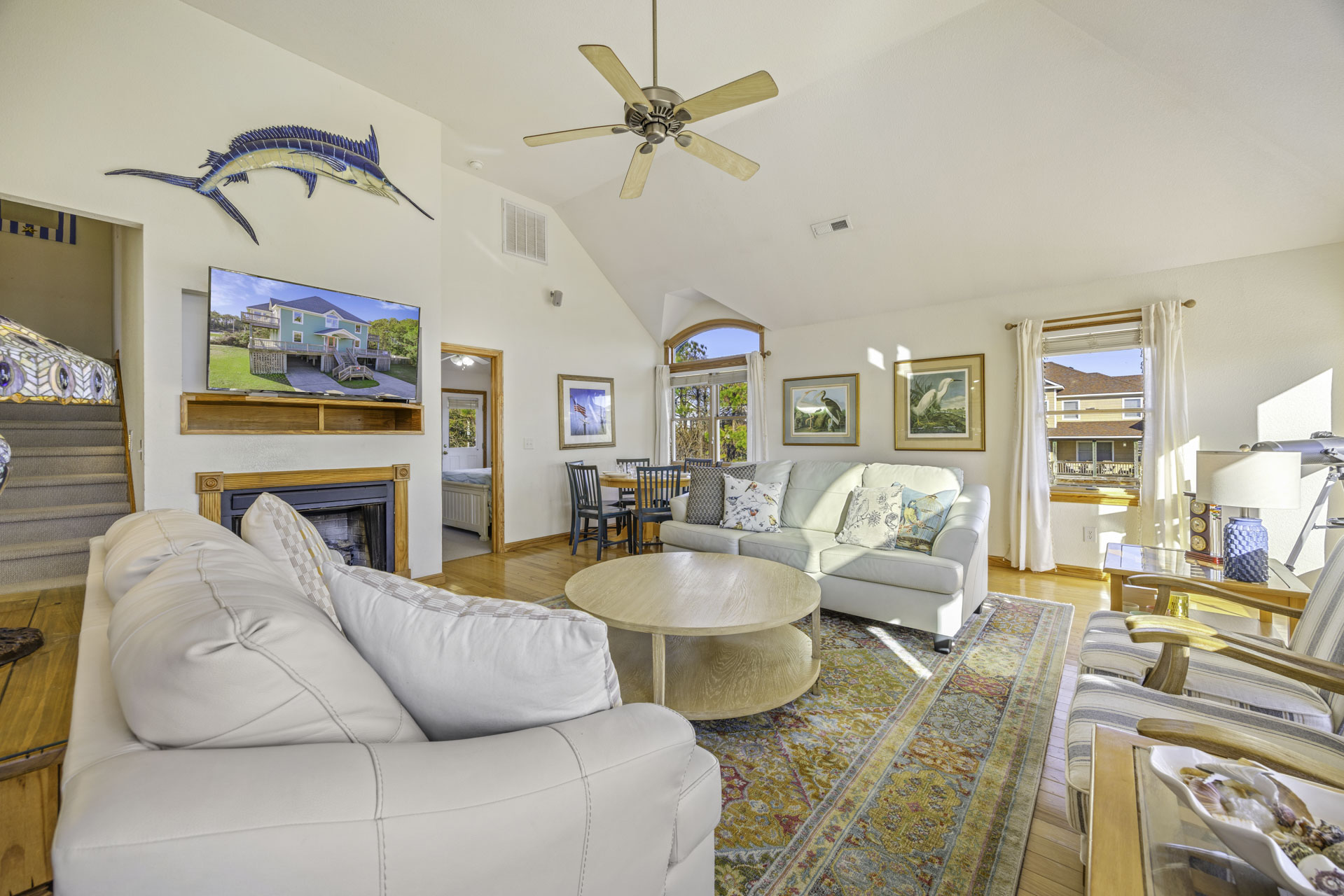 Surf Or Sound Realty 363 Sandy Cheeks Great Room 2