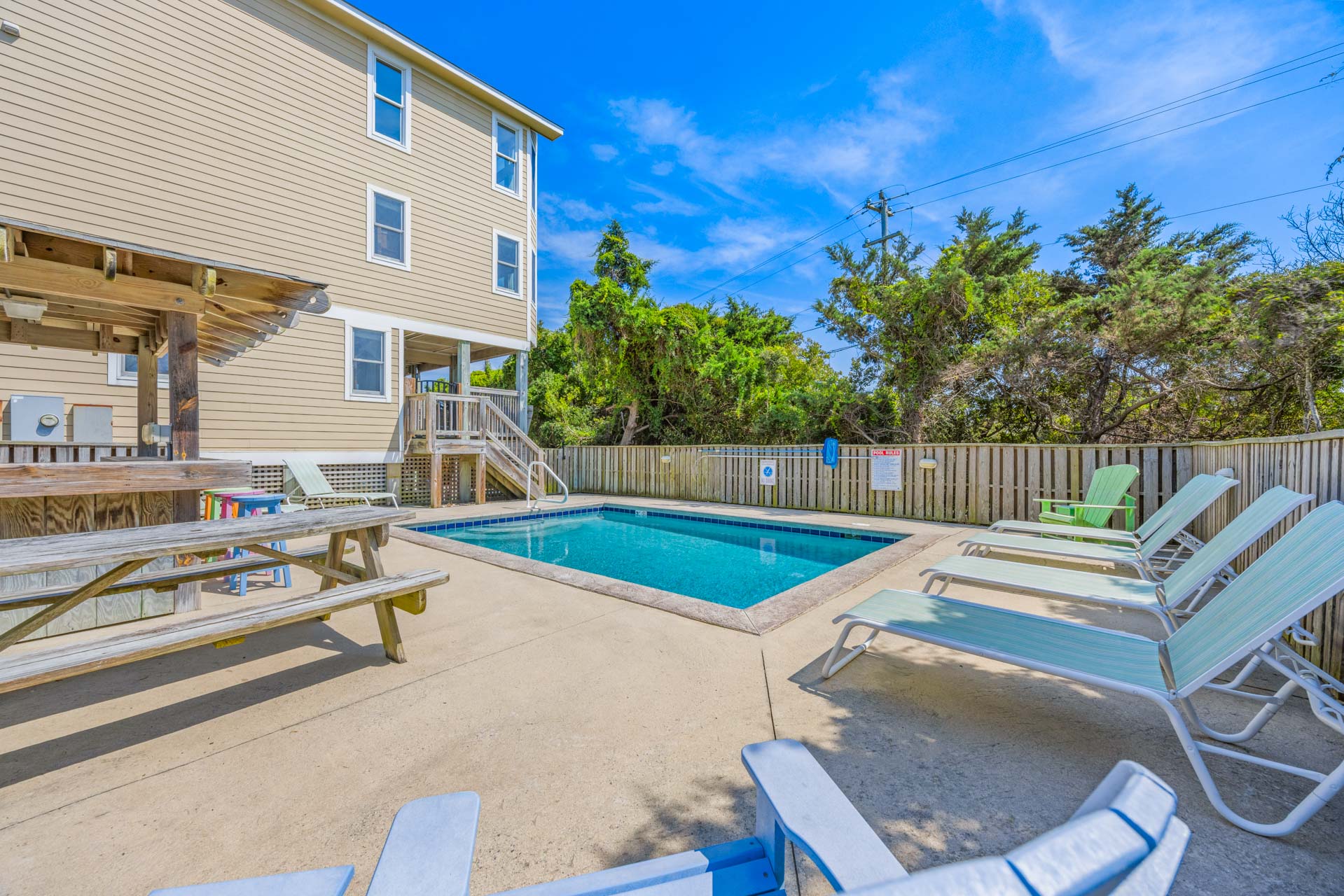 Surf Or Sound Realty 734 Hi View Pool Area 3