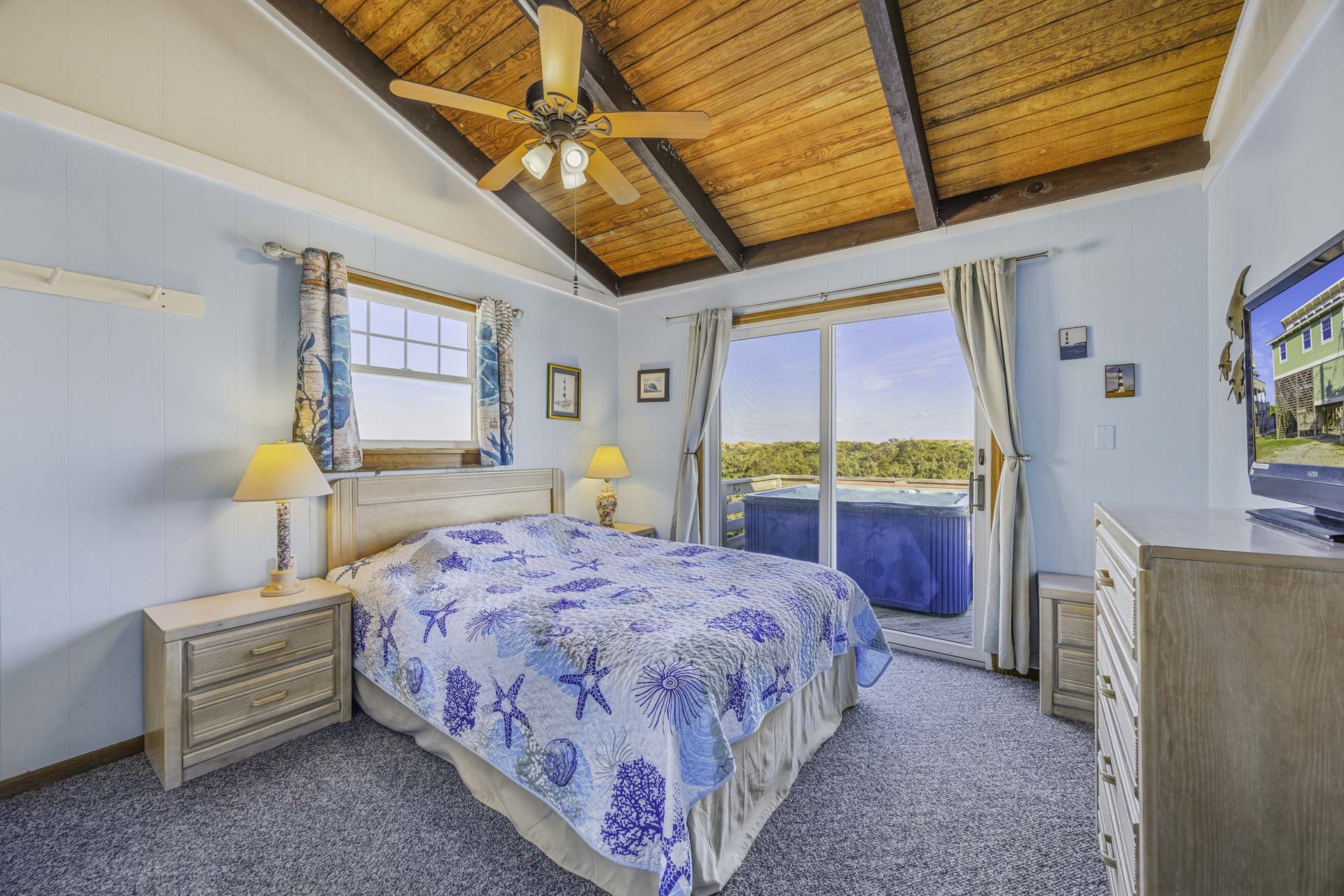Surf Or Sound Realty 861 Kinnakeet Retreat Bedroom 1 1 2