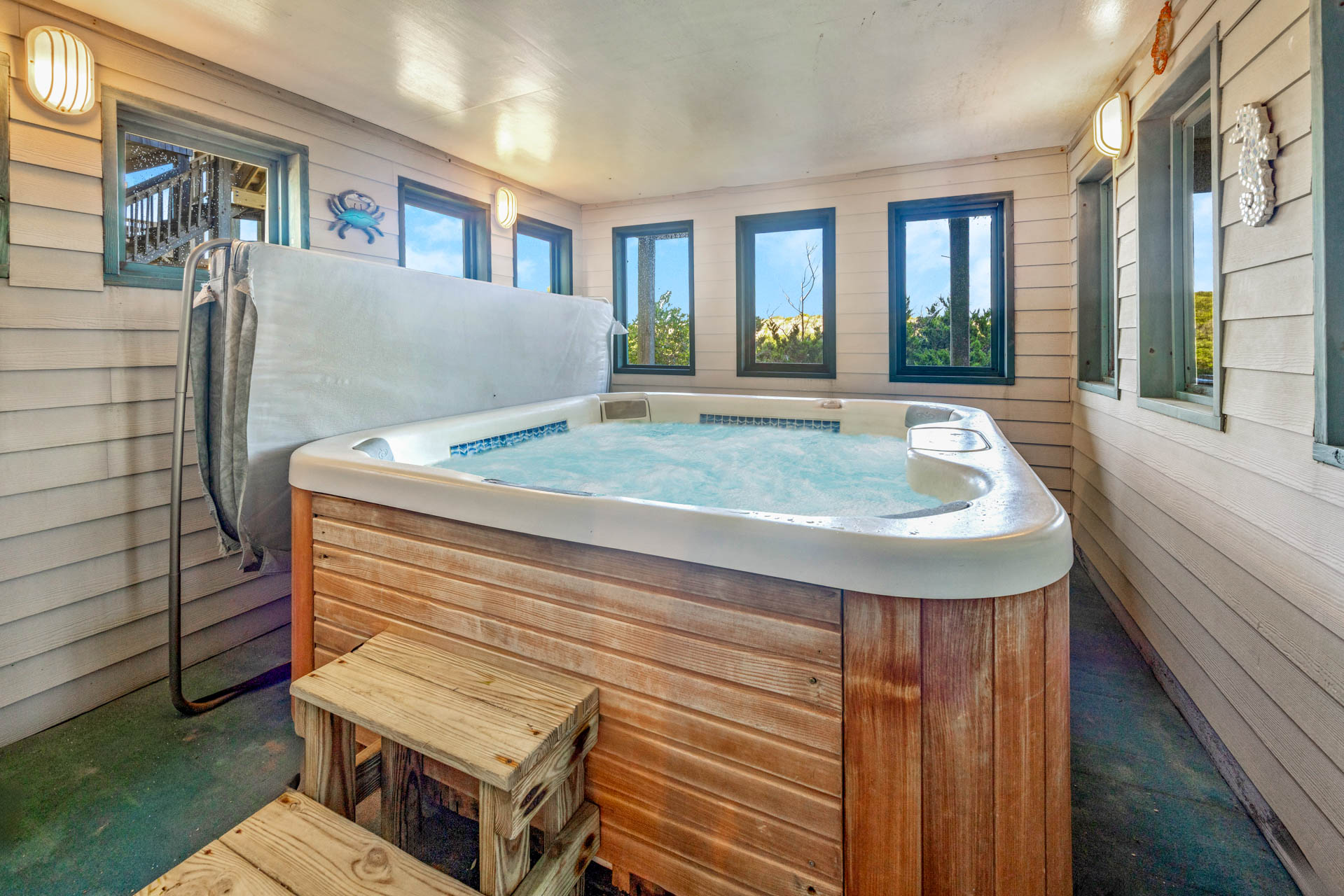 Surf Or Sound Realty 9 Reflections Hot Tub