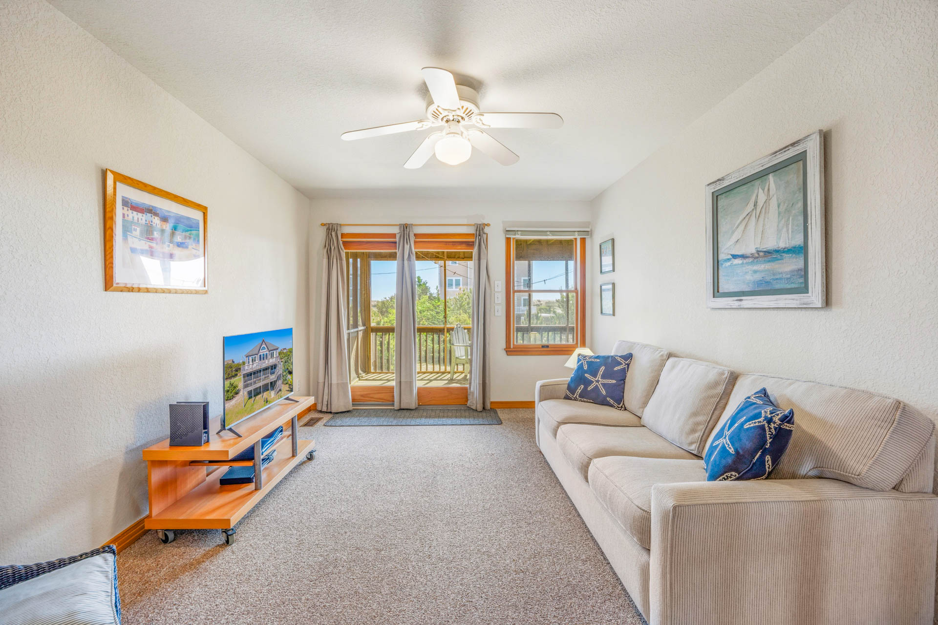 Surf Or Sound Realty 767 Beachcomber Media Room 1