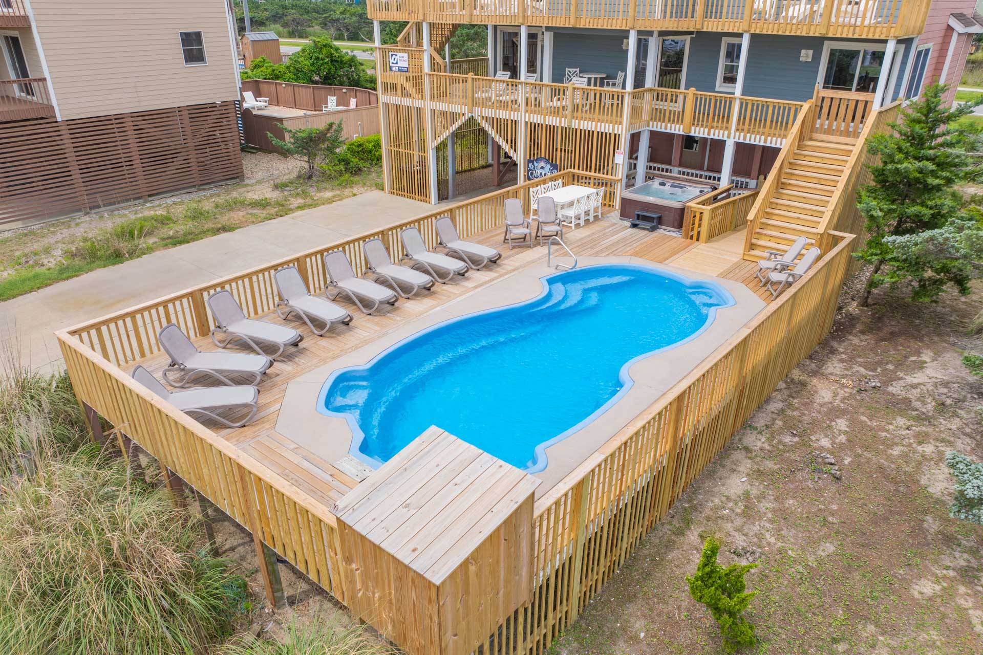 Surf Or Sound Realty 1194 Carolina Girl Pool Area 4