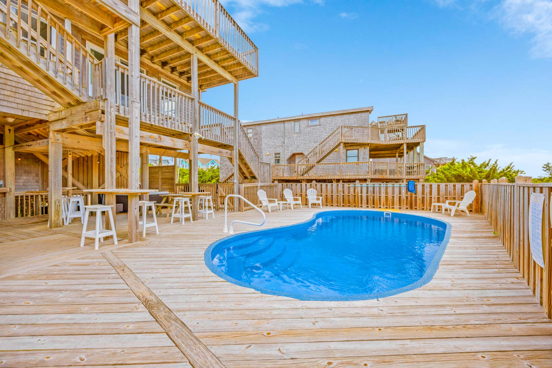 Surf Or Sound Realty 436 Ocean Lady Pool Area 4