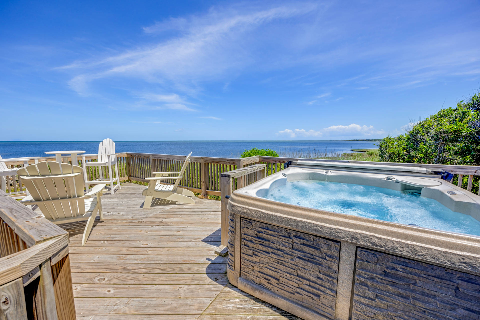 Surf Or Sound Realty 905 Paradise Point Hot Tub 2