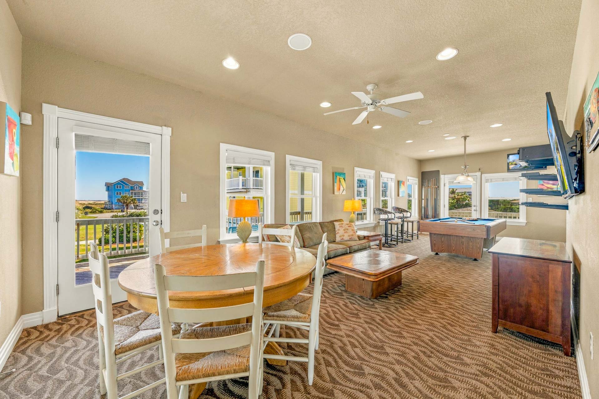 Surf Or Sound Realty 569 Cape Winds Game Room 1