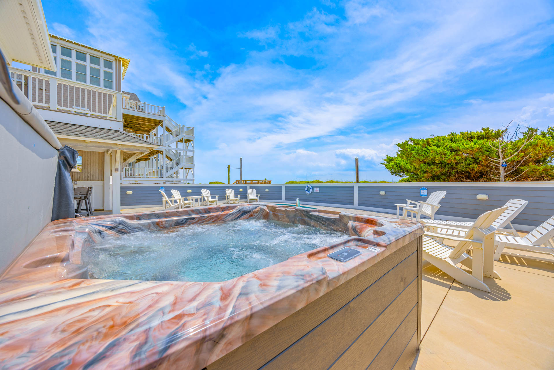 Surf Or Sound Realty 1248 Worth The Wait Hot Tub 2