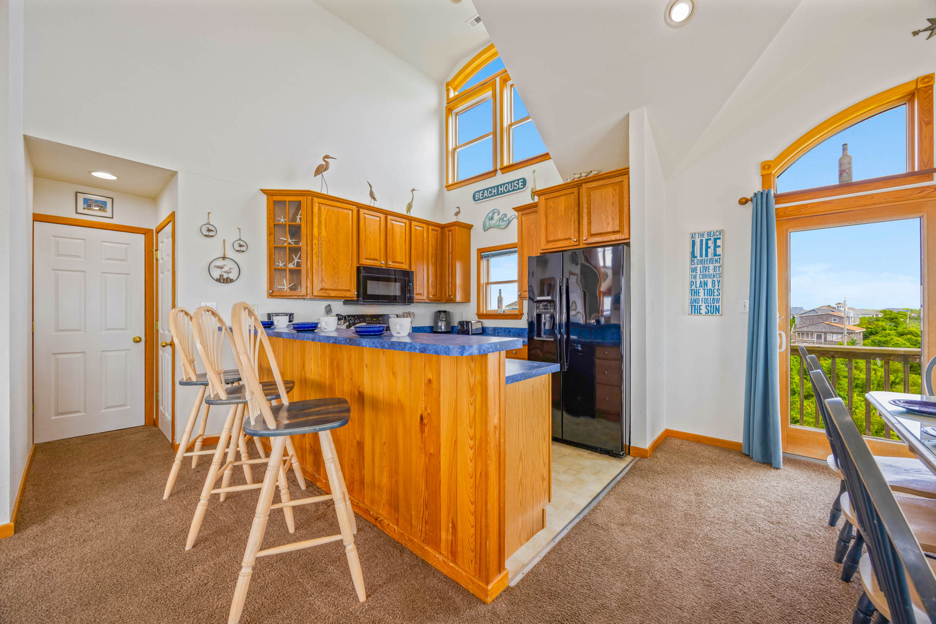 Surf Or Sound Realty 1260 Bangarang Beach House Kitchen 2