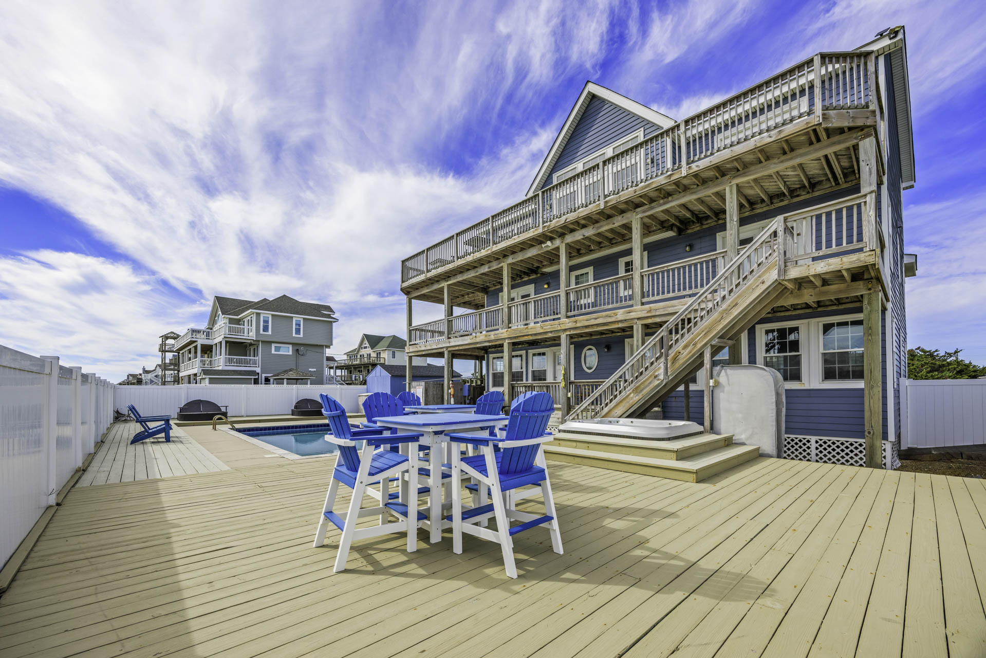 Surf Or Sound Realty 1231 Rise N Shine Pool Area 5