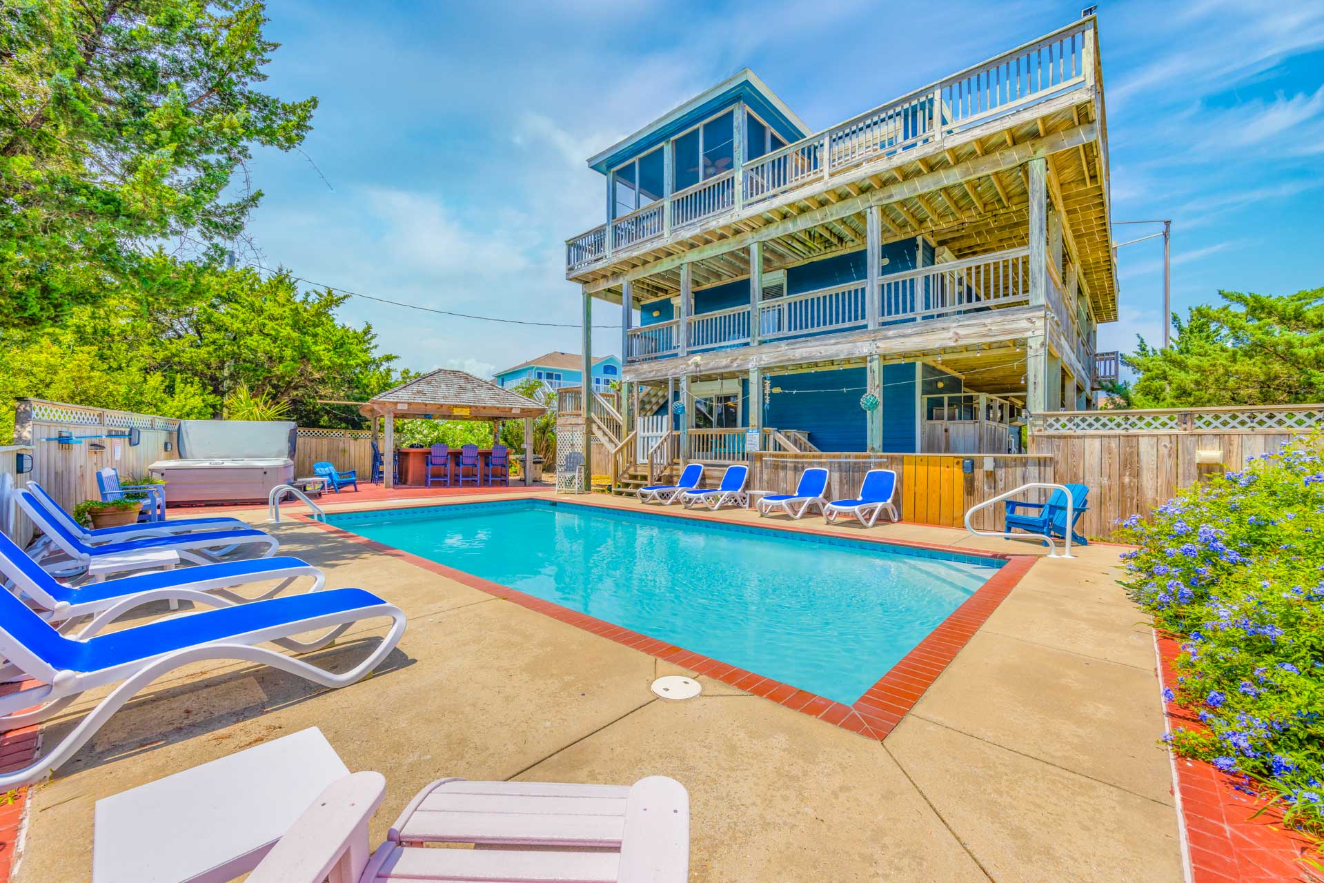 Surf Or Sound Realty 303 Casa Azul Pool Area 3